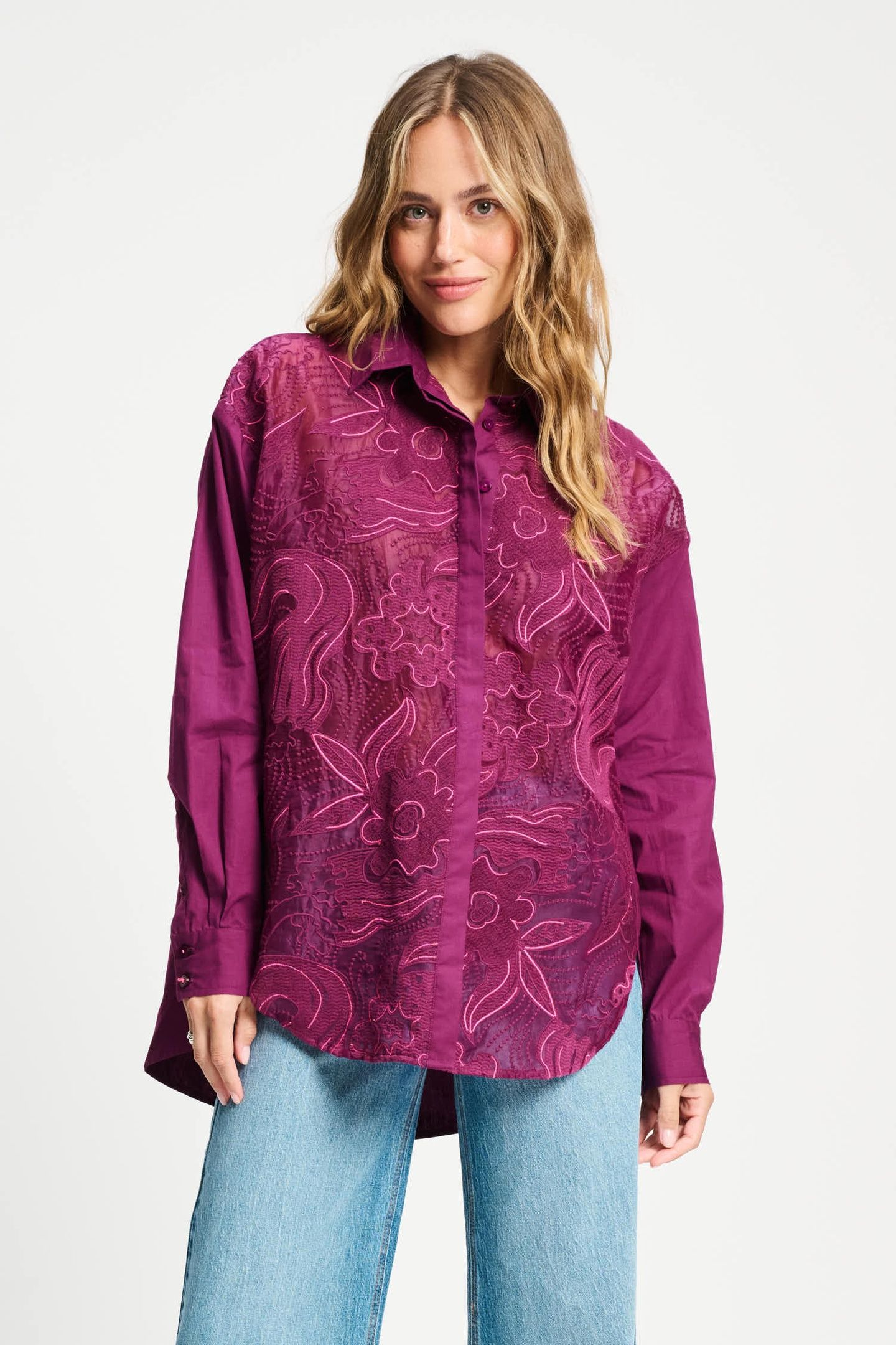 BLOUSE - DASHING PLUM 2
