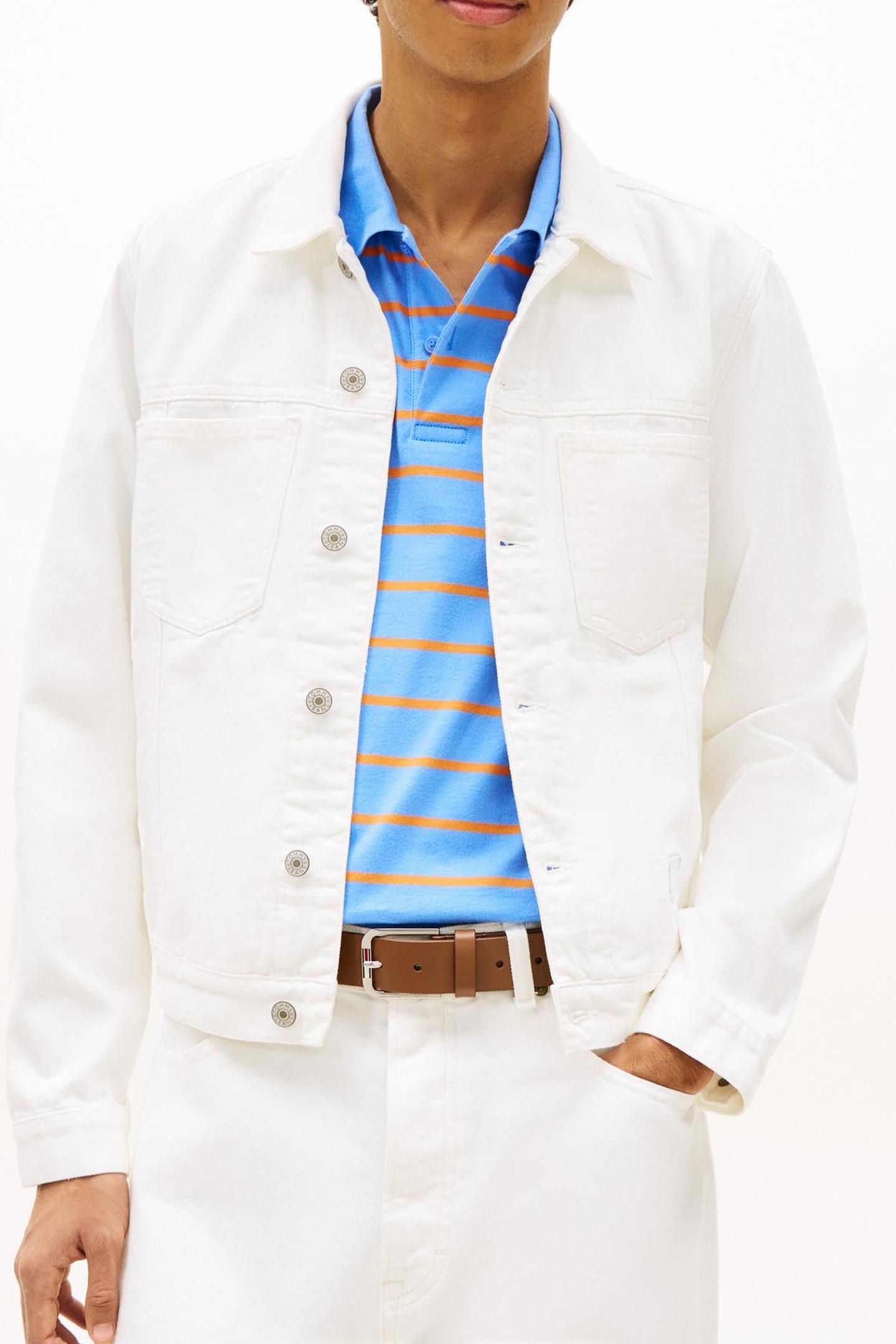 RYAN REGULAR TRUCKER JACKET DENIM WHITE 3