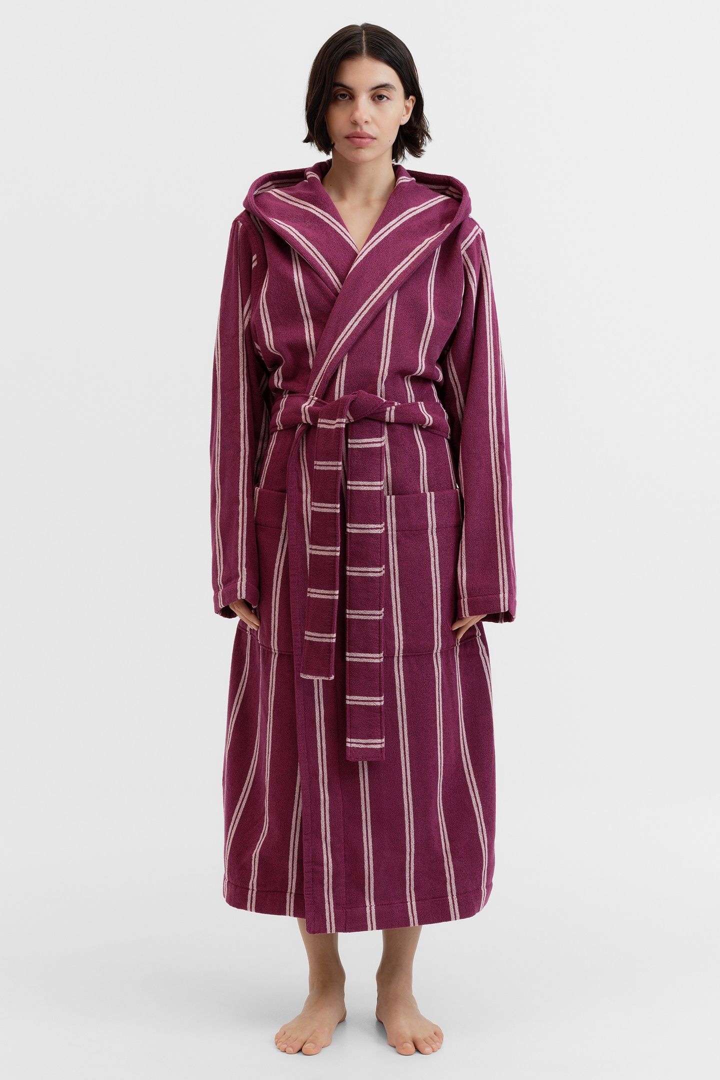 UNISEX HOODED BATHROBE VENICE 4
