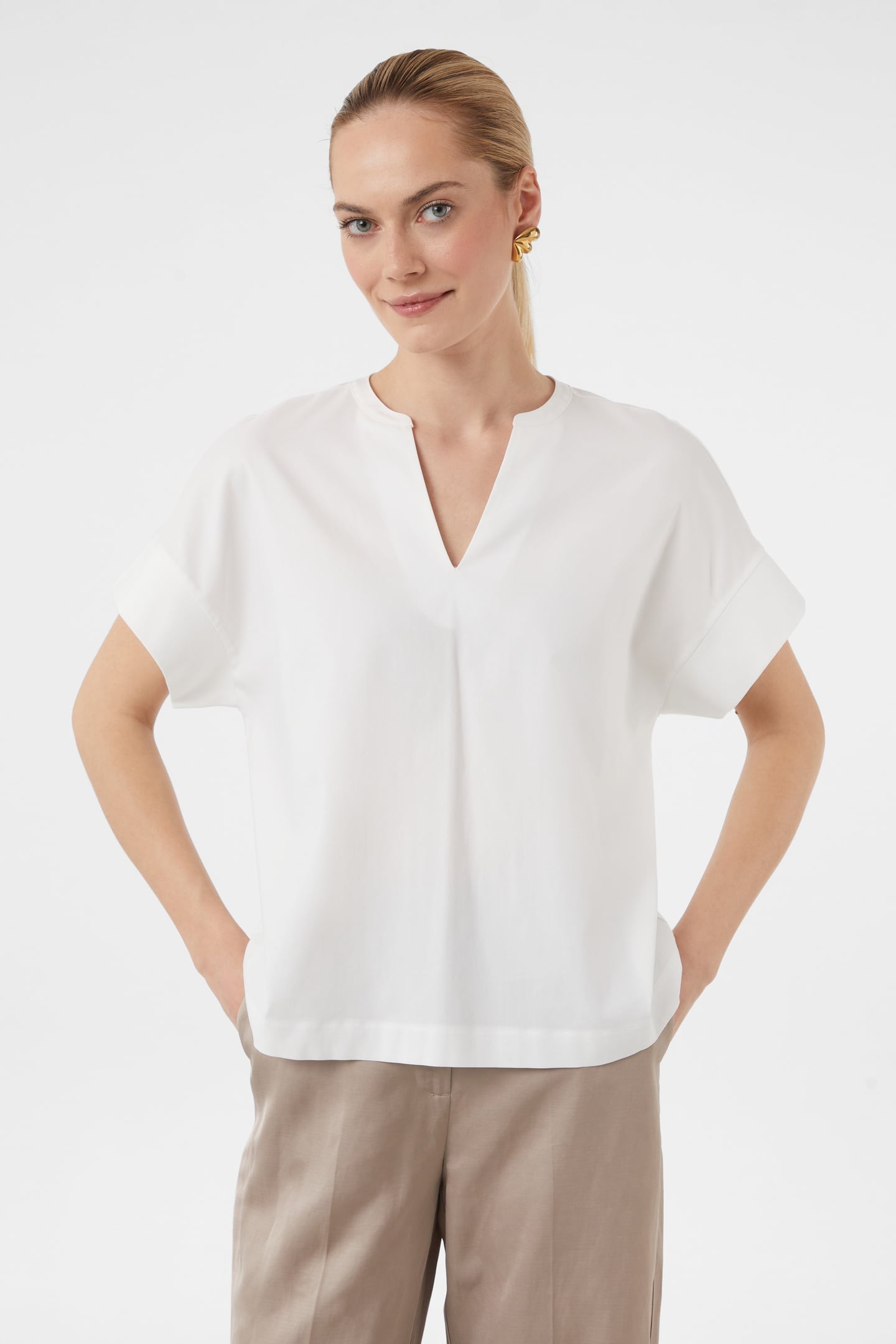 COMMA T-SHIRTS WHITE 1