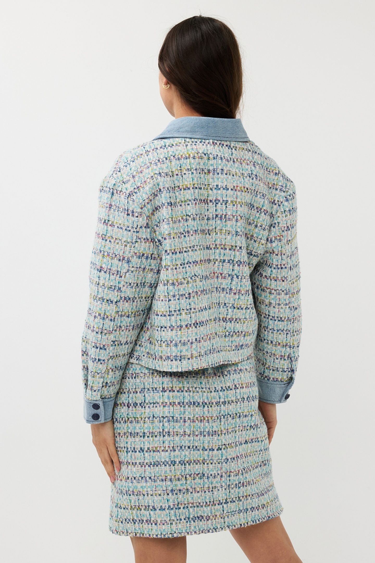 JACKET TWEED JEANS ACCENT BLUE 5