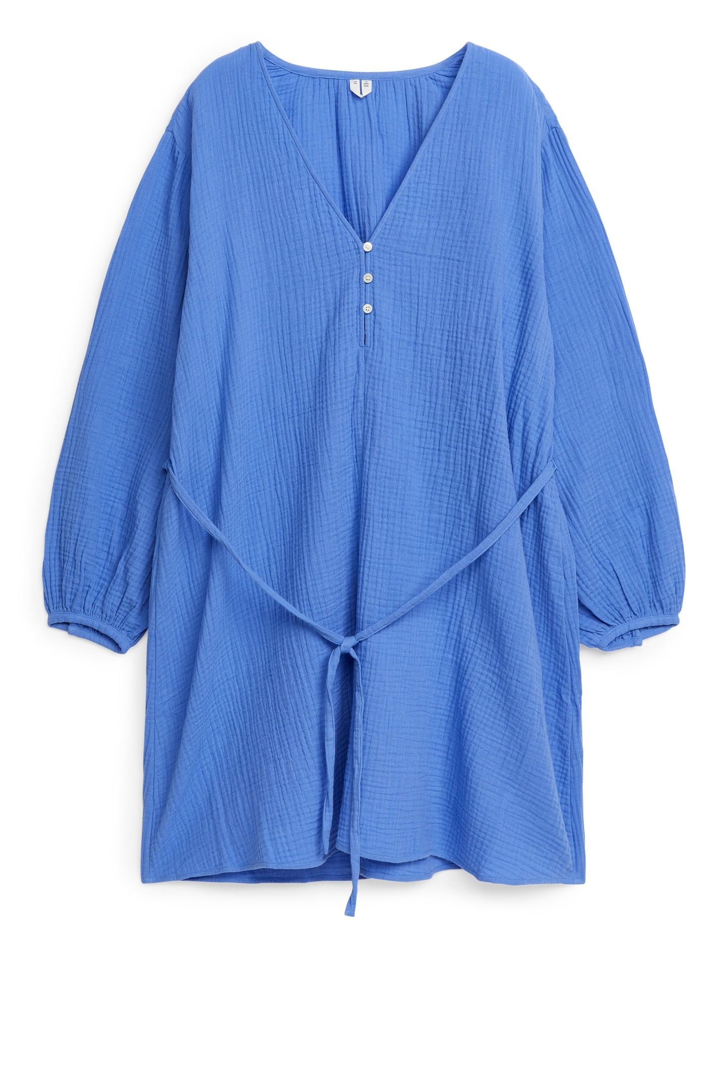FAIDRA CRINKLE DRESS BLUE 3