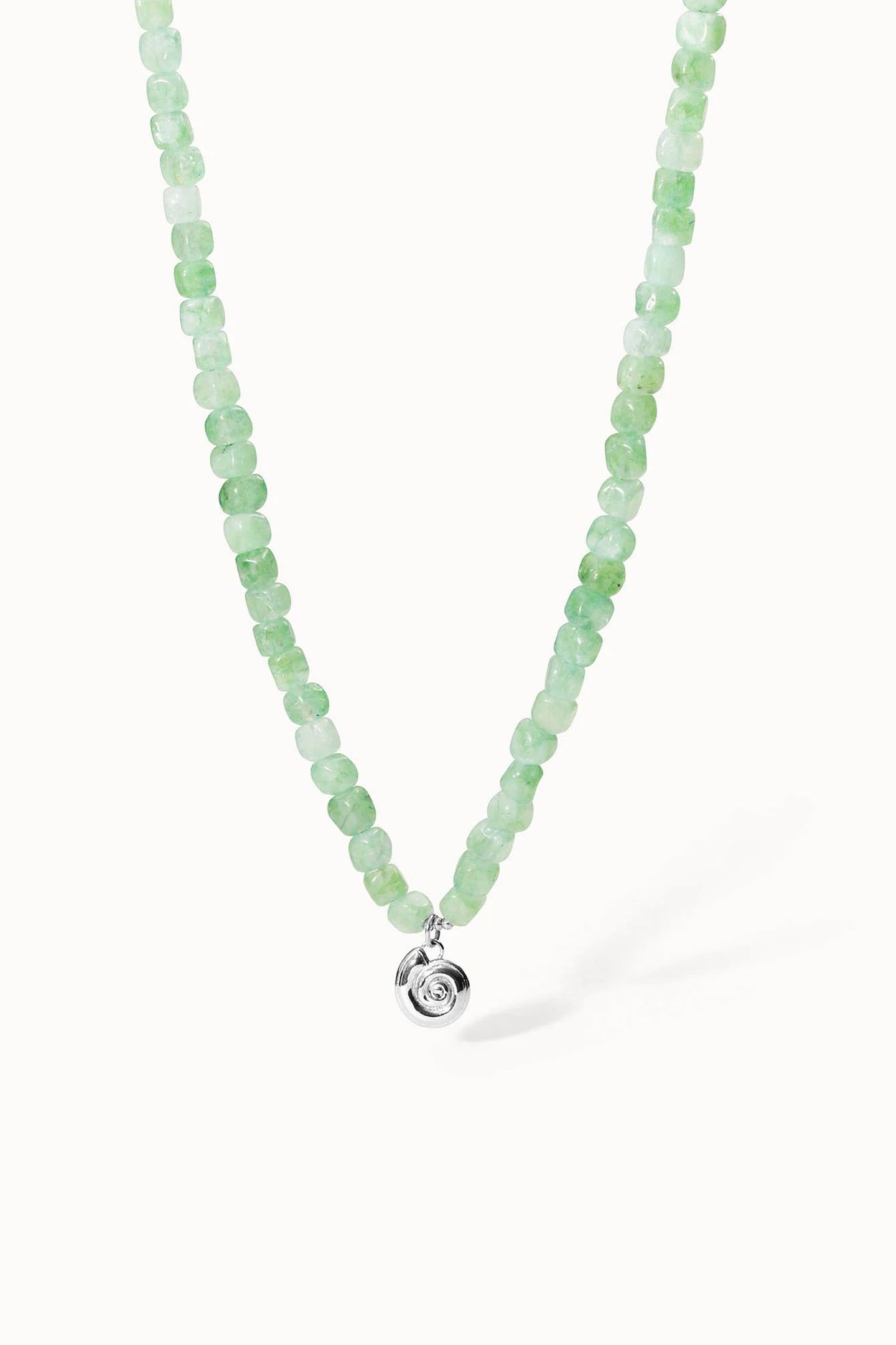 SUNDIAL SHELL JADE KETTE SILVER 5