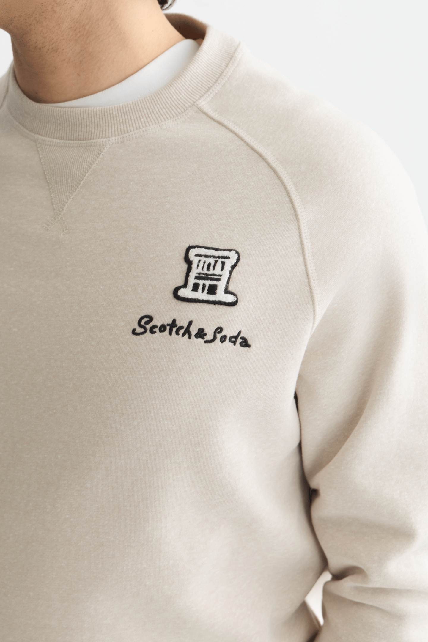 MELANGE REGULAR-FIT SWEATSHIRT OFFWHITE MELANGE 6