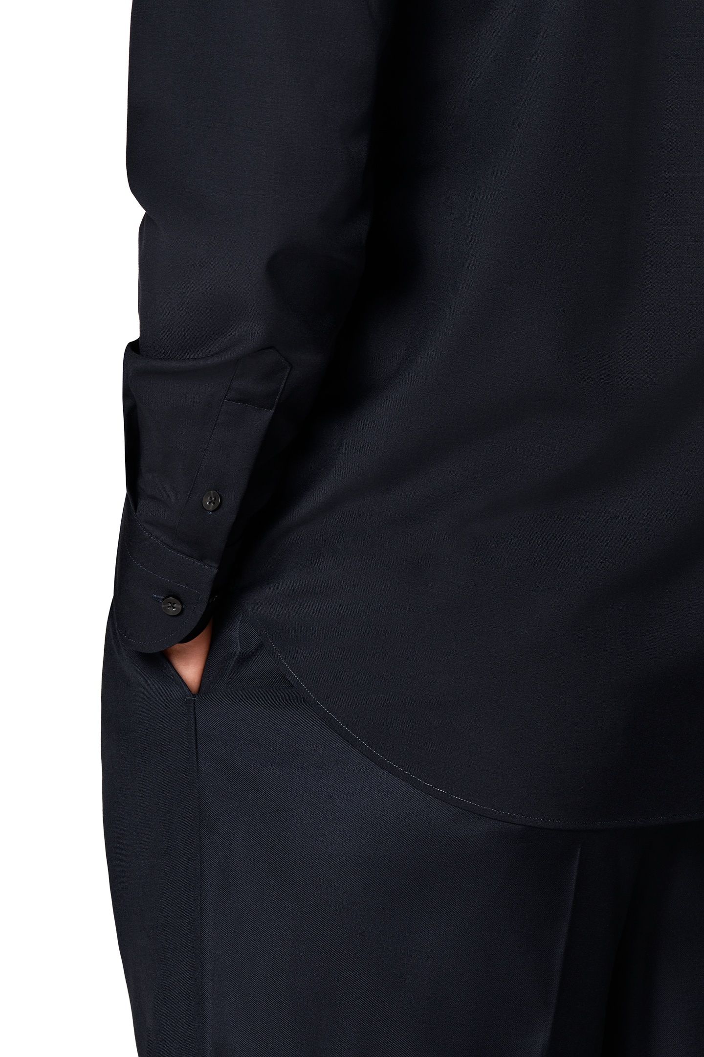 WASHABLE WOOL NAVY CASUAL SHIRTS NAVY 7