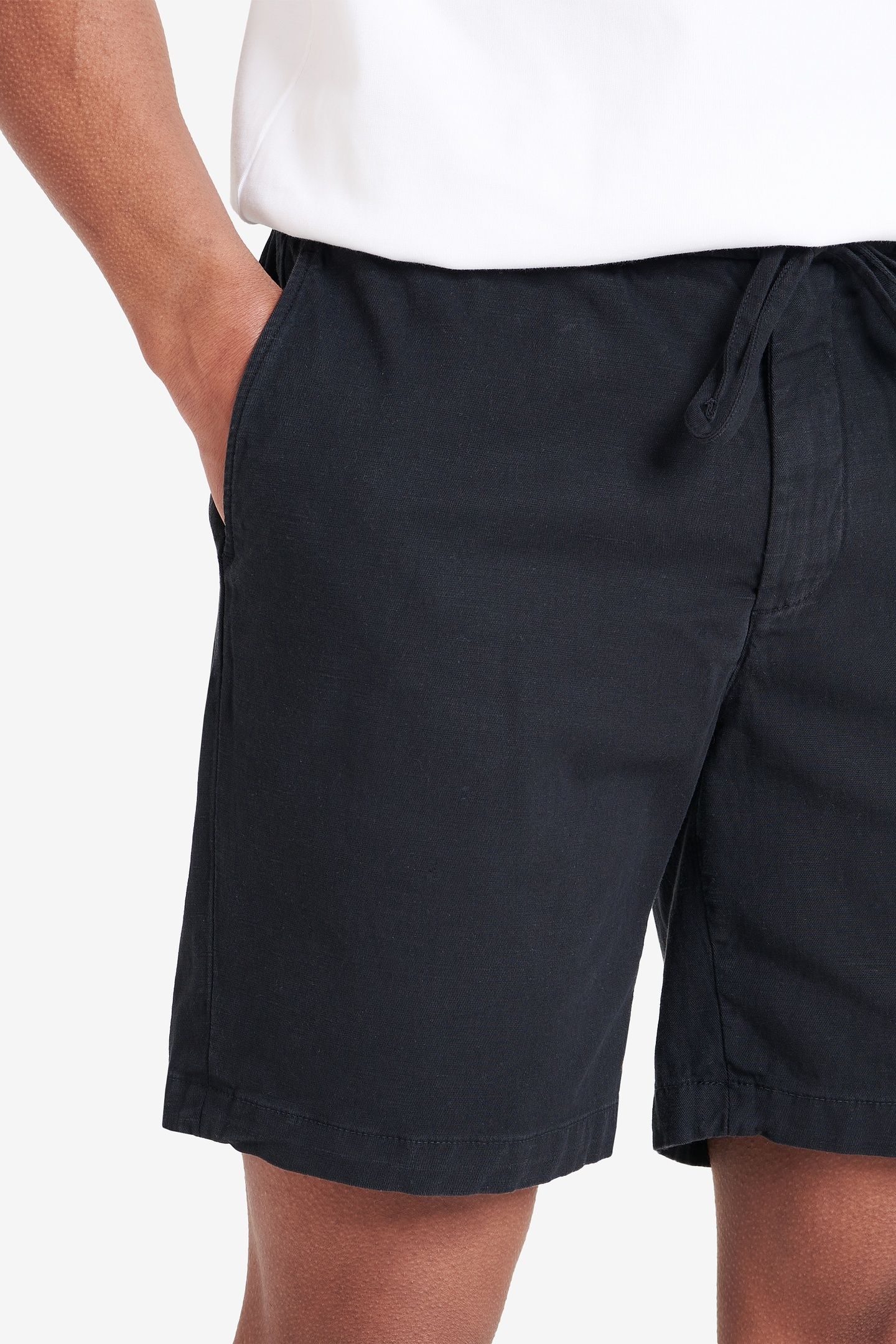 OAKLAND COTTON-LINEN STRETCH NAVY 3