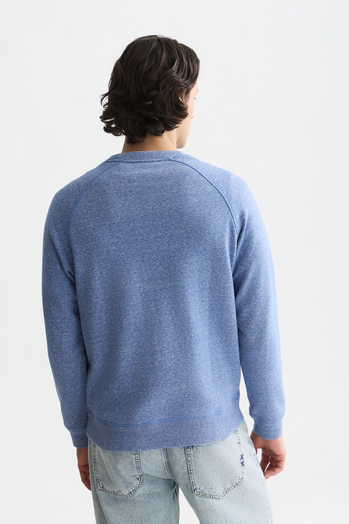 MELANGE REGULAR-FIT SWEATSHIRT ENSIGN BLUE MELANGE 3