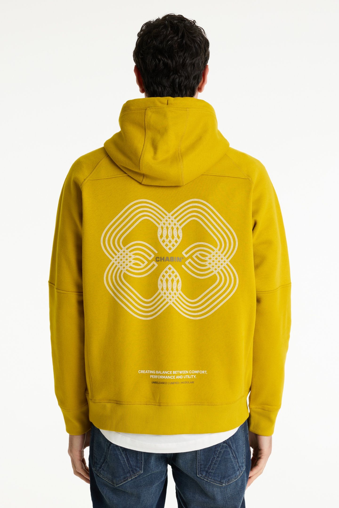 CONNECT HOOD SWEATER GOLDEN PALM 3