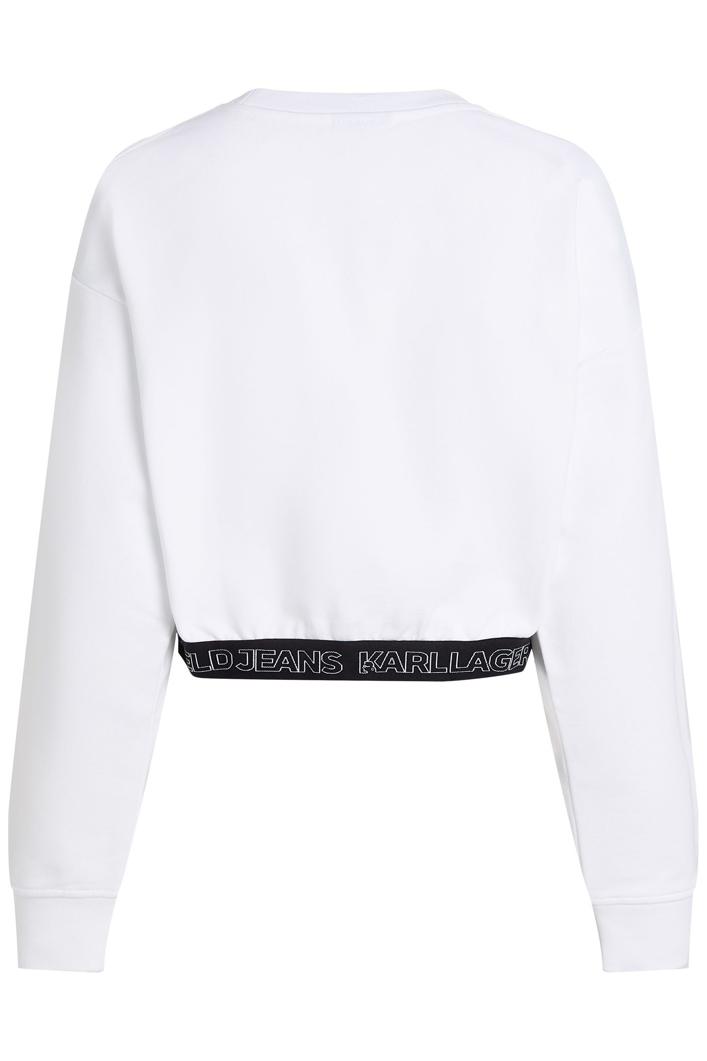 KLJ REG OPEN SHOULDER SWEAT WHITE 4