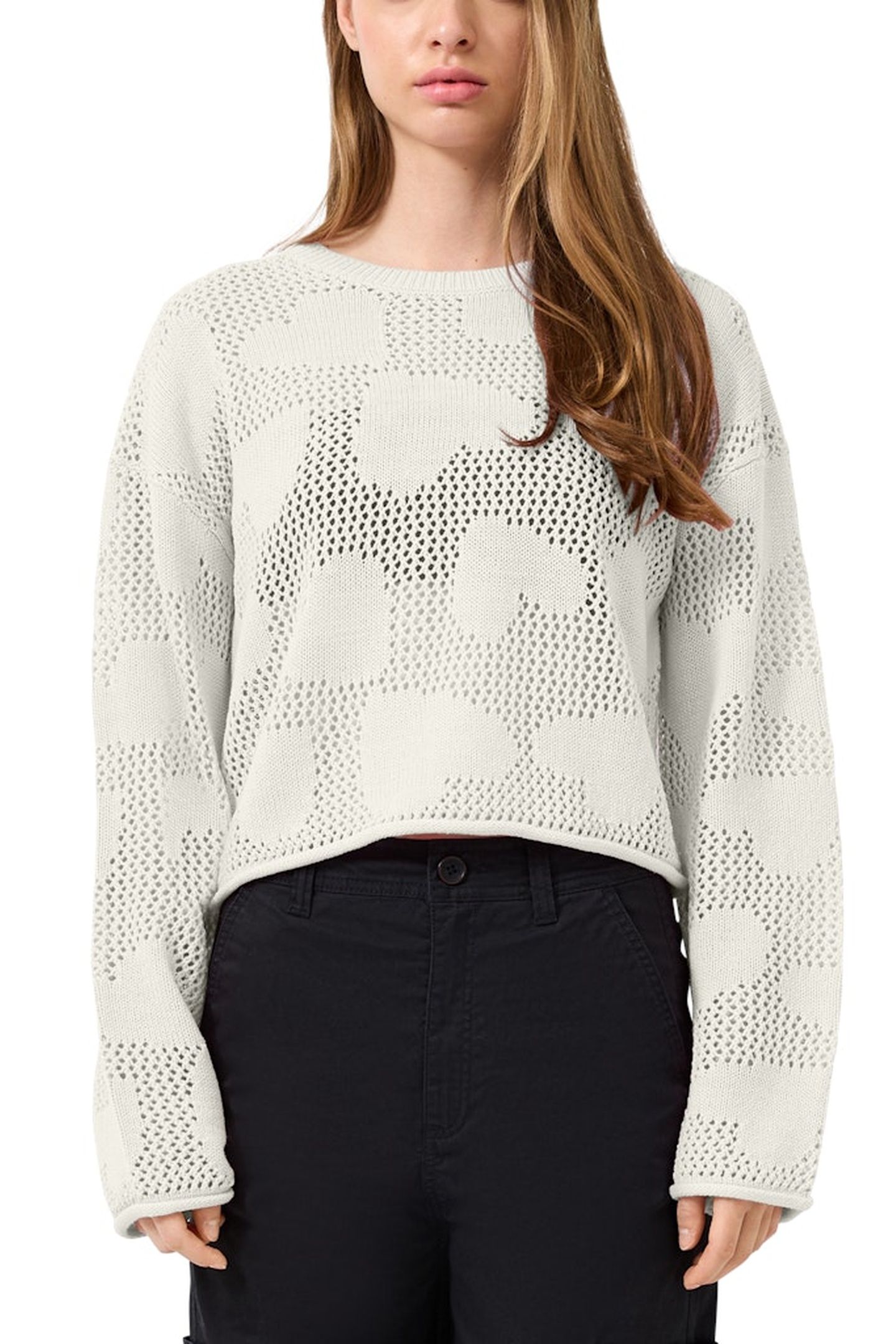 S.OLIVER-QS PULLOVER OFFWHITE 1