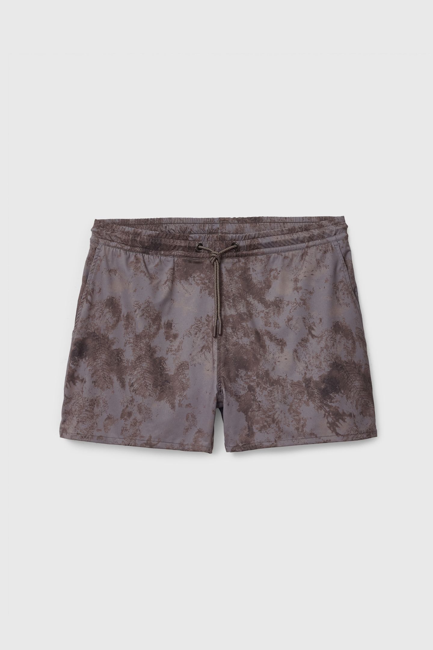 MAUI DRAWSTRING SWIM SHORTS IN PALM TREE MAUVEWOOD 2