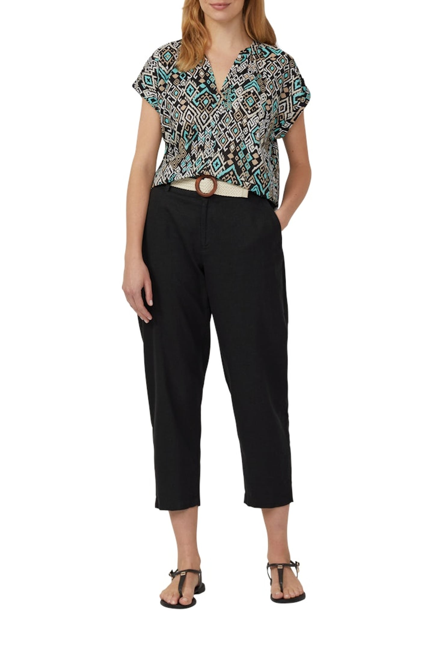 S.OLIVER BLOUSES BLACK 2