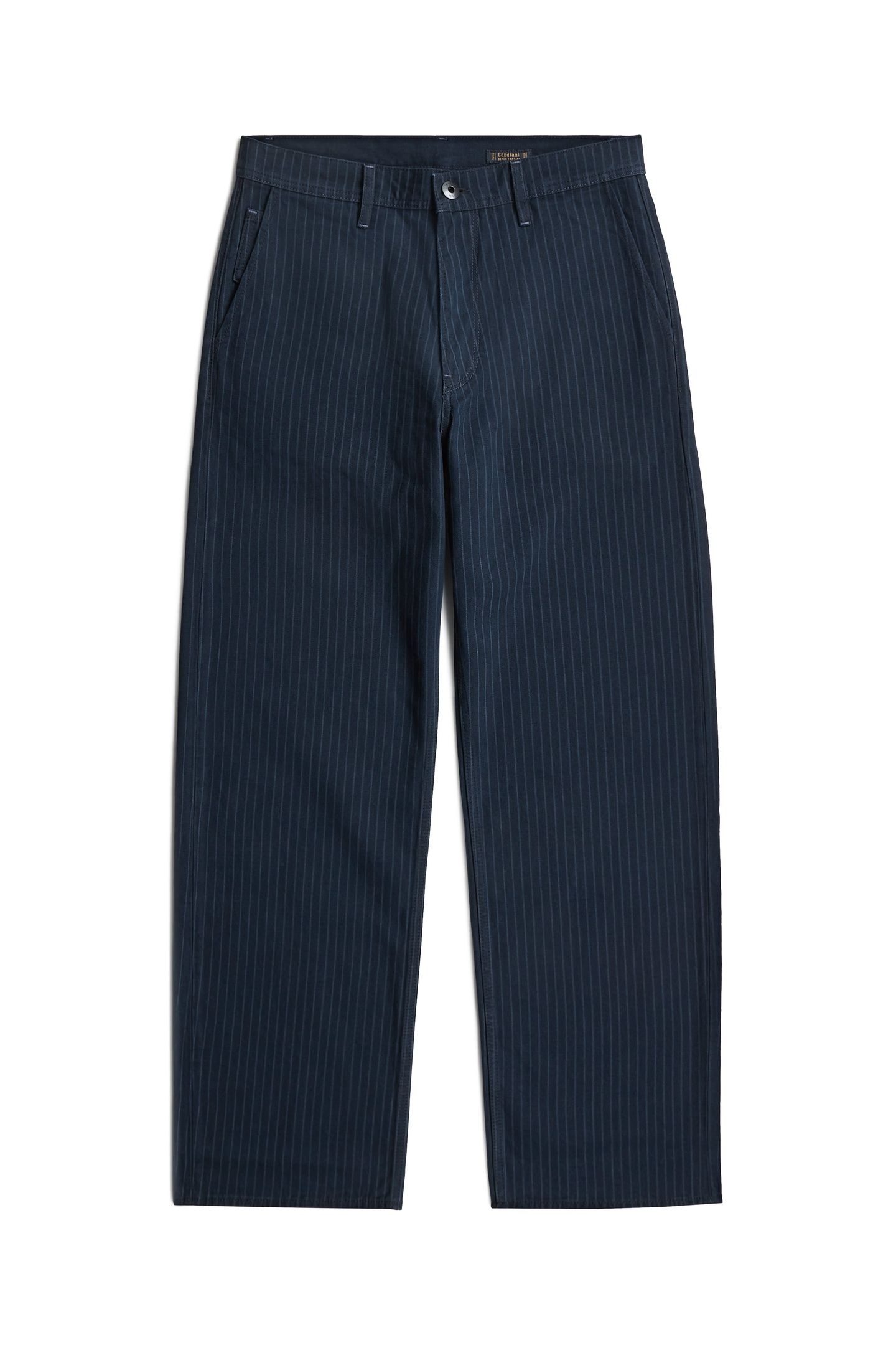 MODSON STRAIGHT CHINO INK BLUE LASERED PINSTRIPE 5