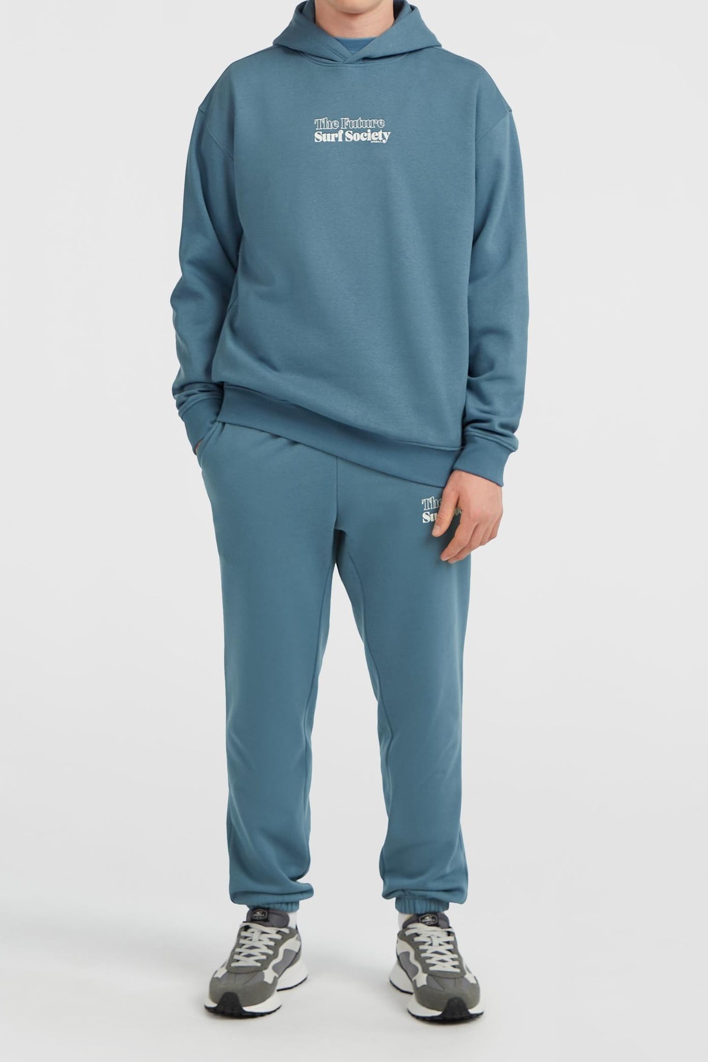 THE FUTURE SURF SOCIETY HOODIE MOZART BLUE 2