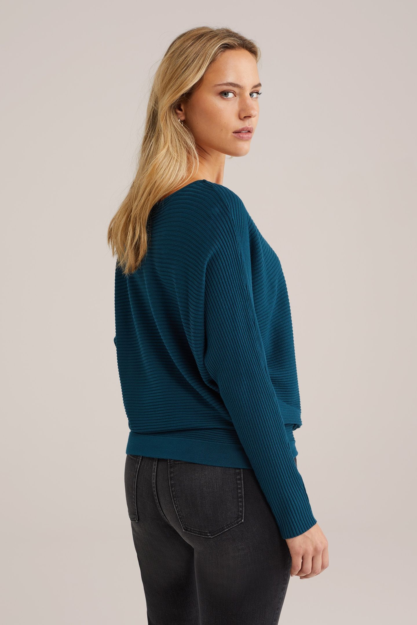 KNITTED PULLOVER GREEN BLUE 3