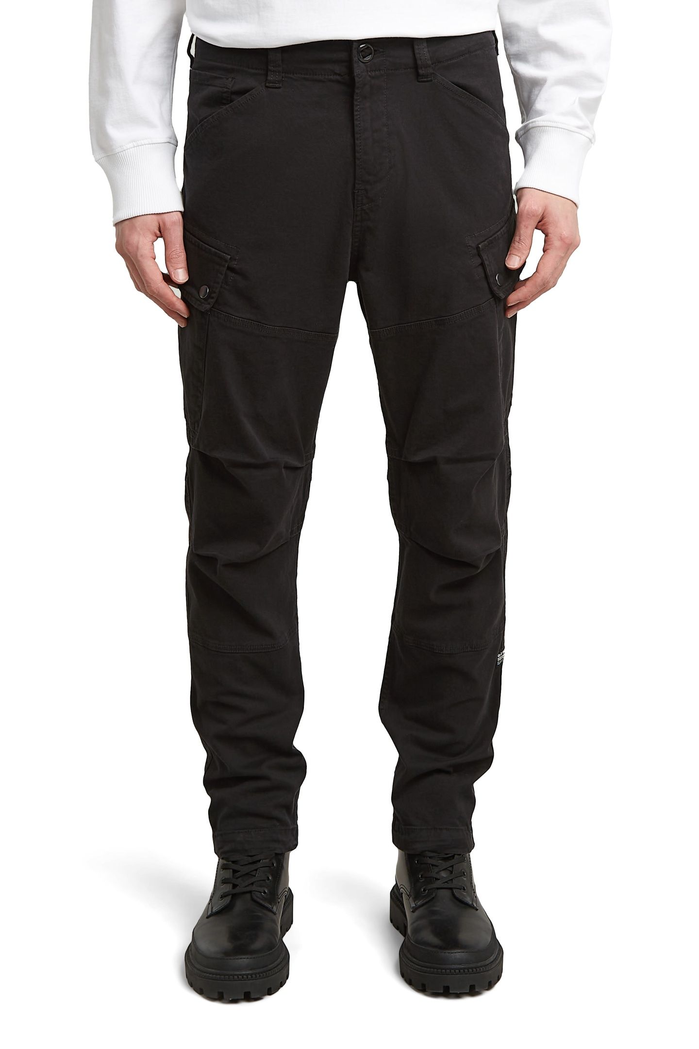 ROXIC STRAIGHT TAPERED CARGO PANT BLACK 3