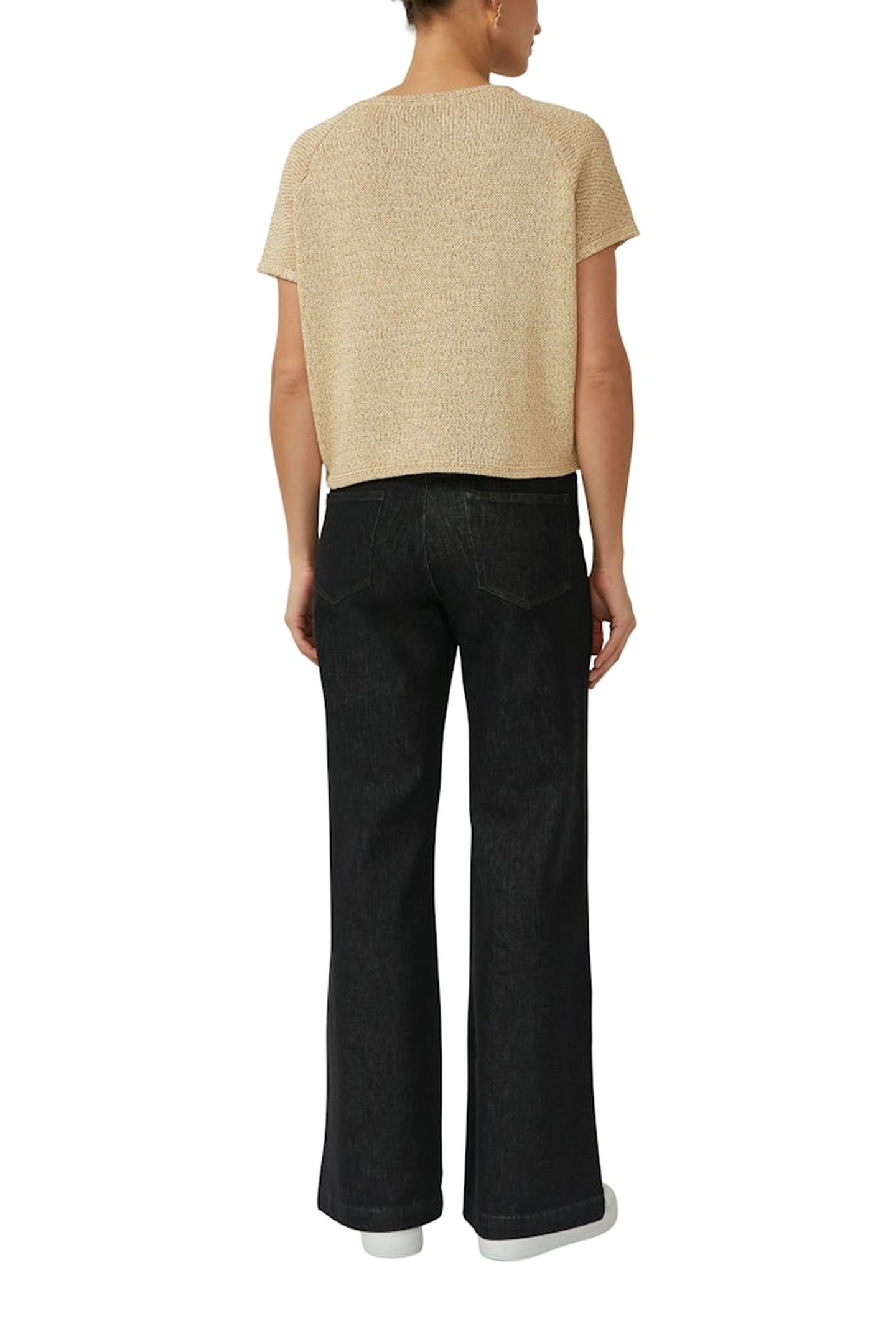 S.OLIVER PULLOVER SHORTSLEEVE BROWN 6