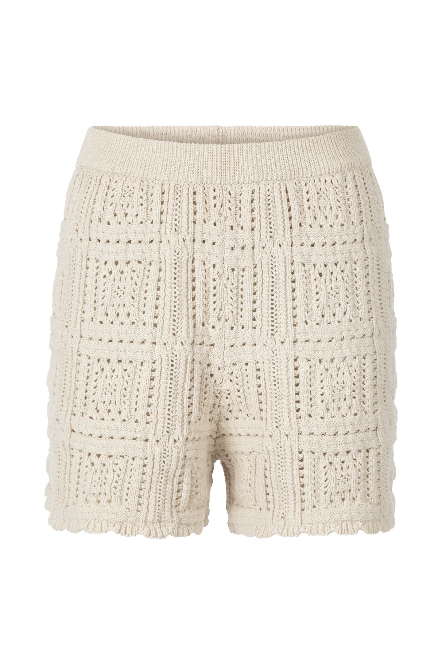 CROCHET SHORTS PEARL WHITE 4