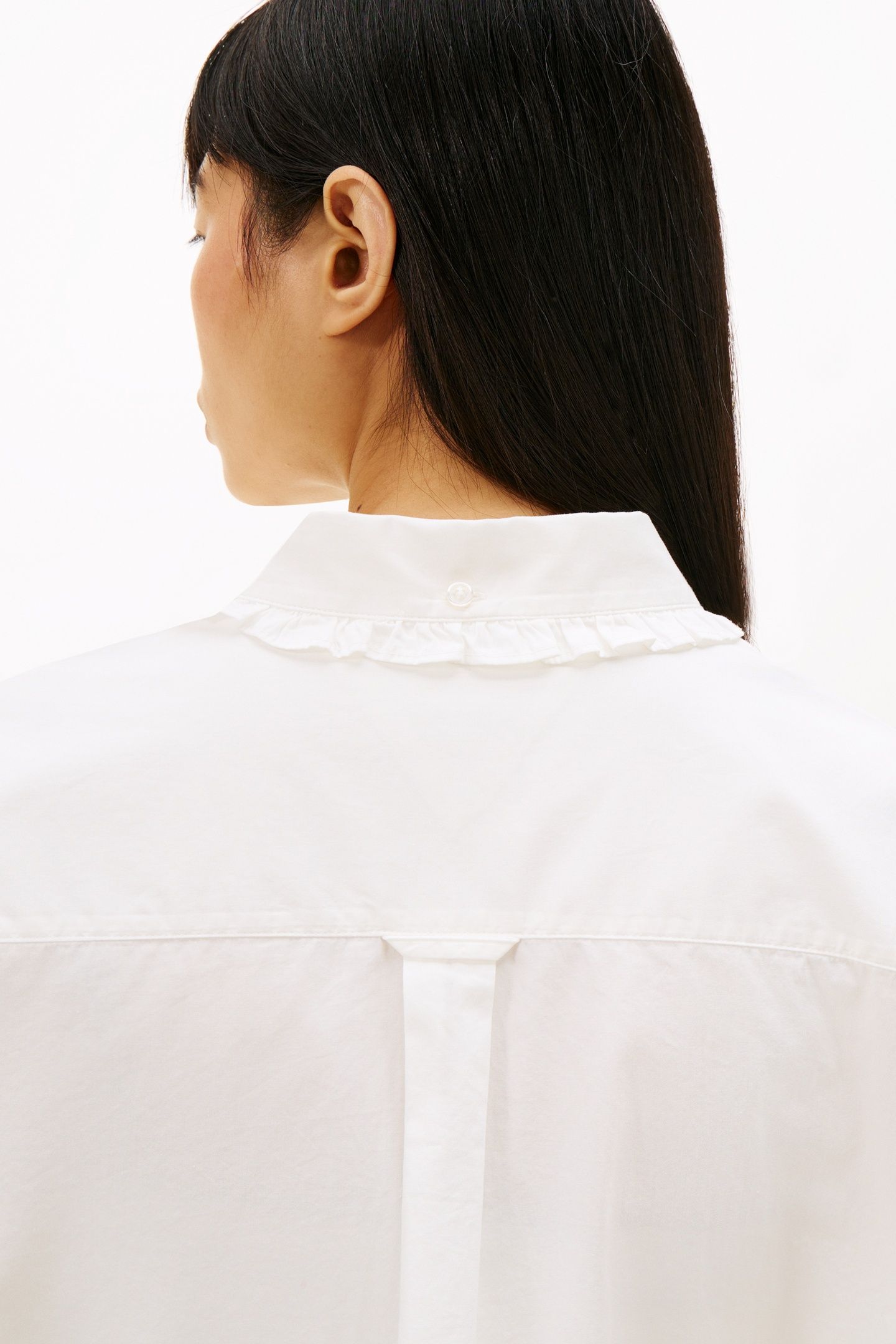 TJW RUFFLE FEMME SHIRT ECRU 5
