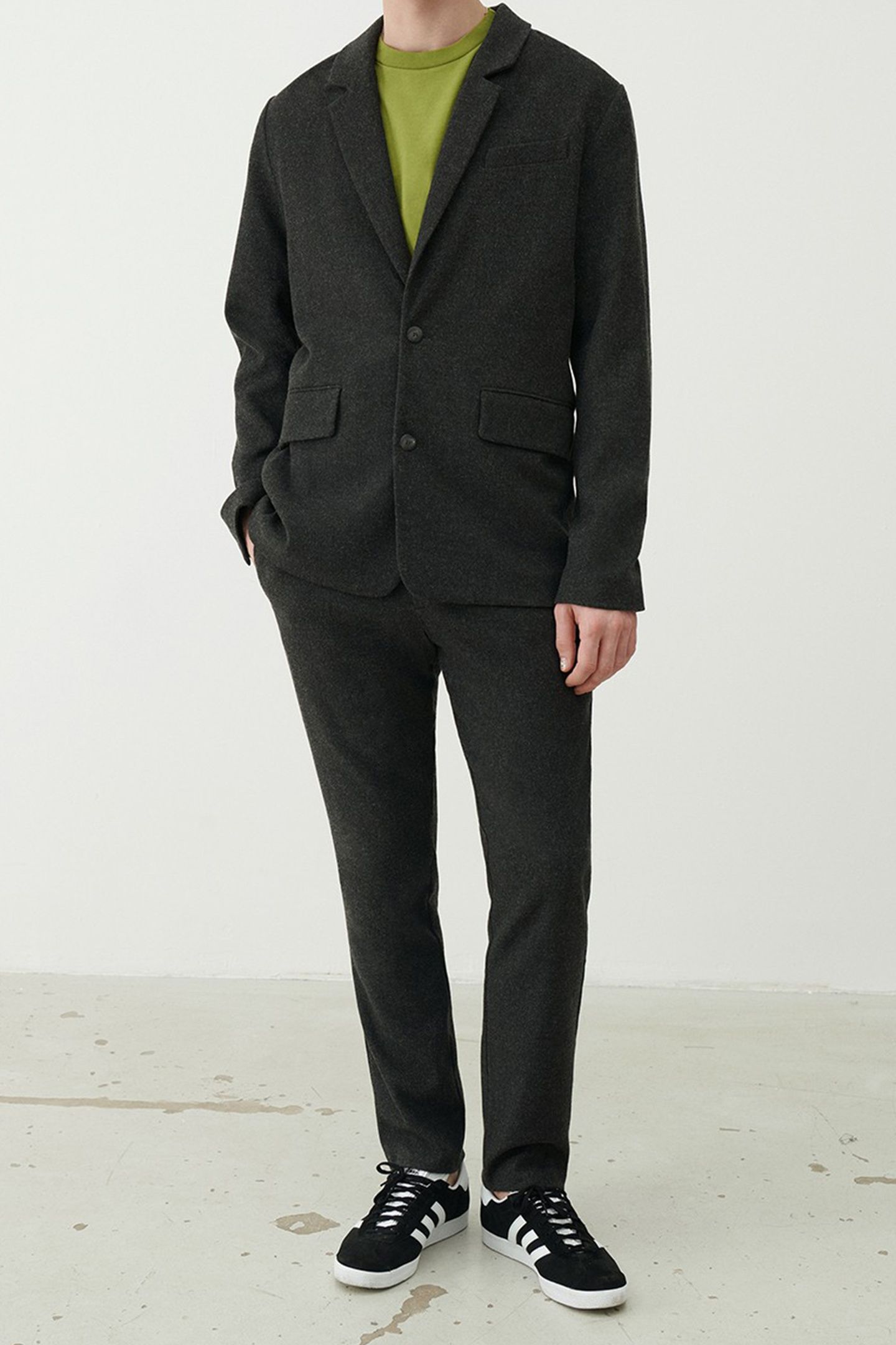 WEFTOWN PANT ANTHRACITE CHINE 8