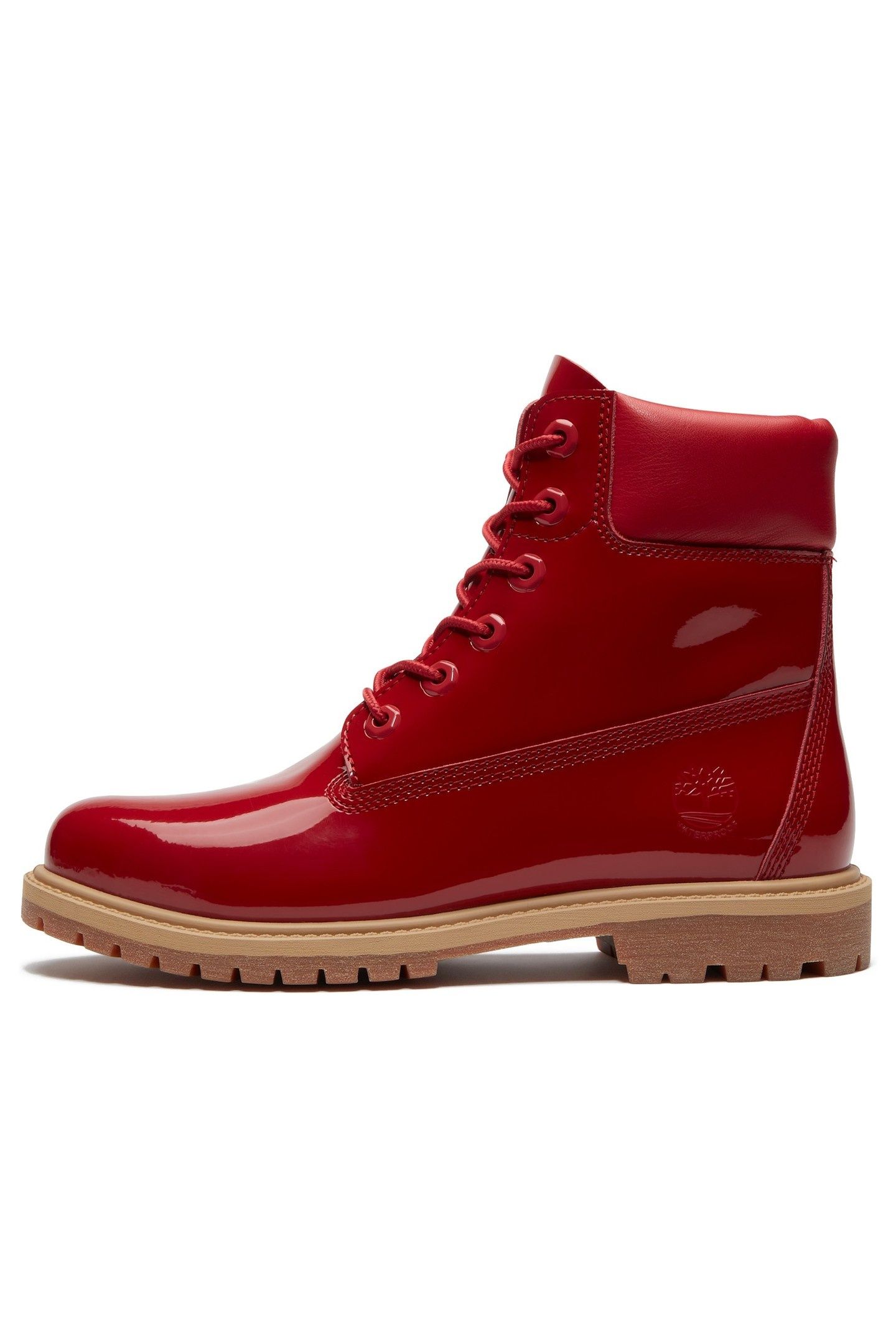 6 INCH LACE UP WATERPROOF BOOT MEDIUM RED 2