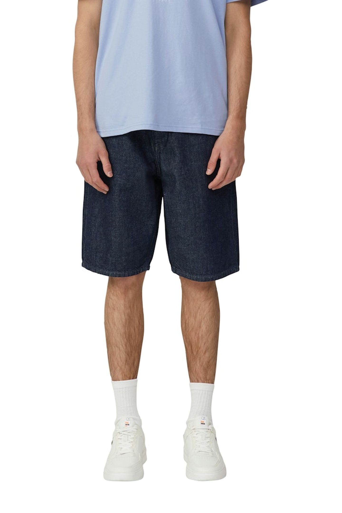 S.OLIVER-QS JEANS SHORTS BLUE DENIM 1