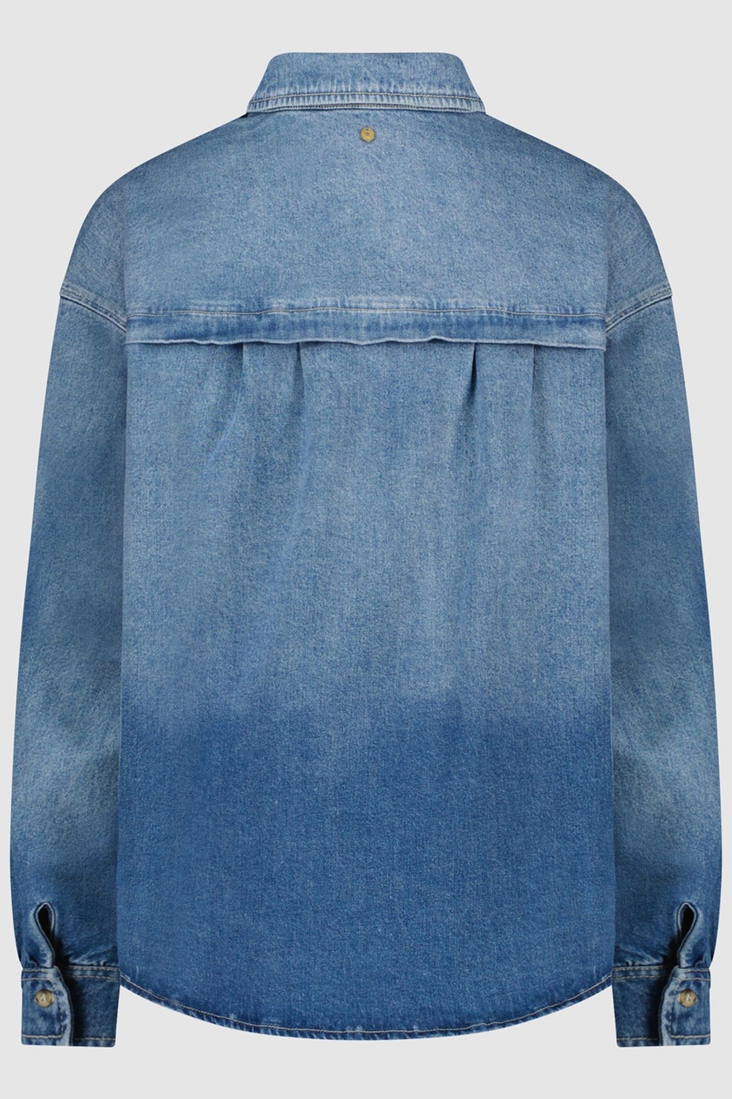 NOUNOU DENIM BLOUSE IMPERIAL BLUE 2