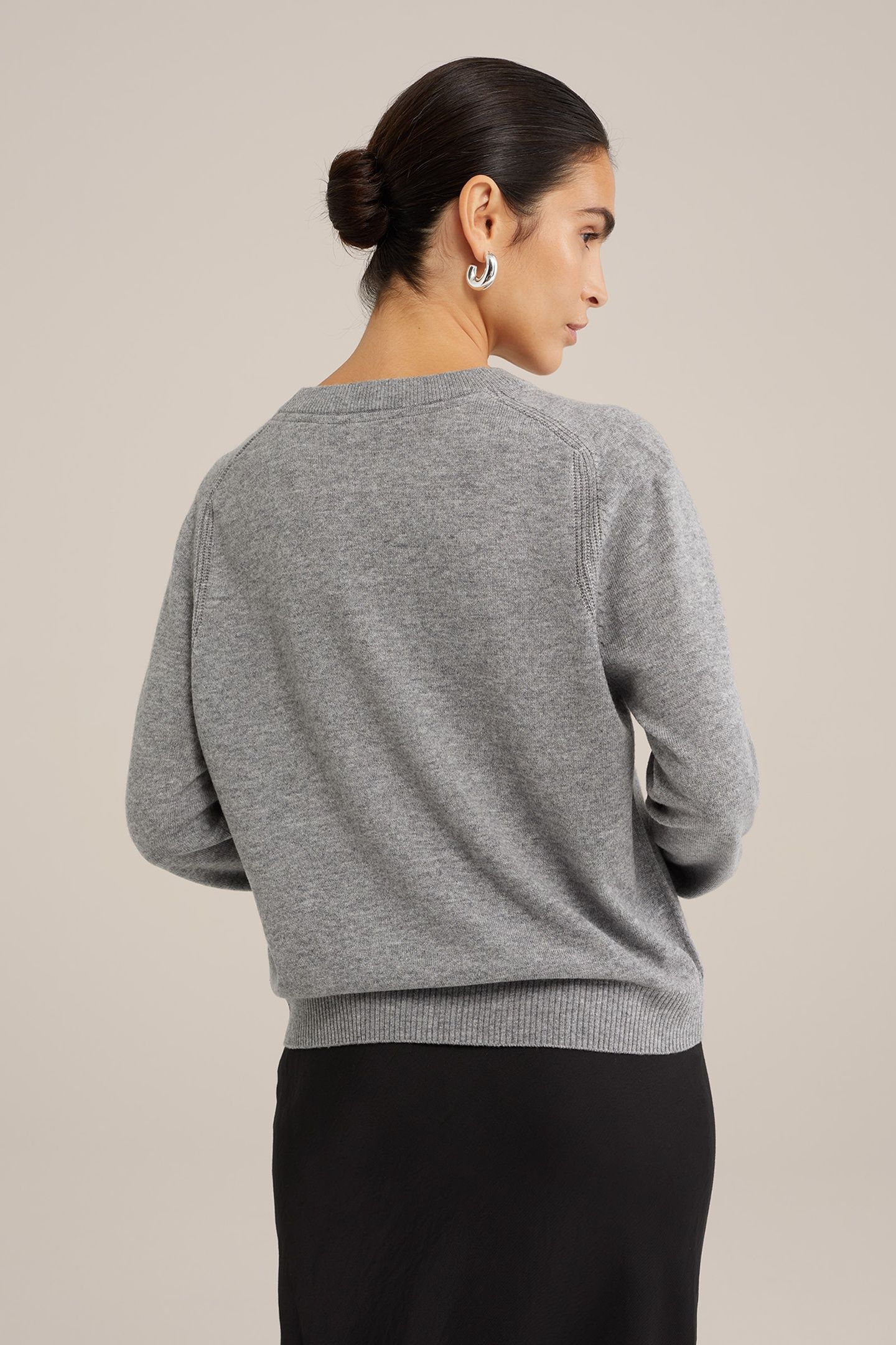 KNITTED PULLOVER GREY 2