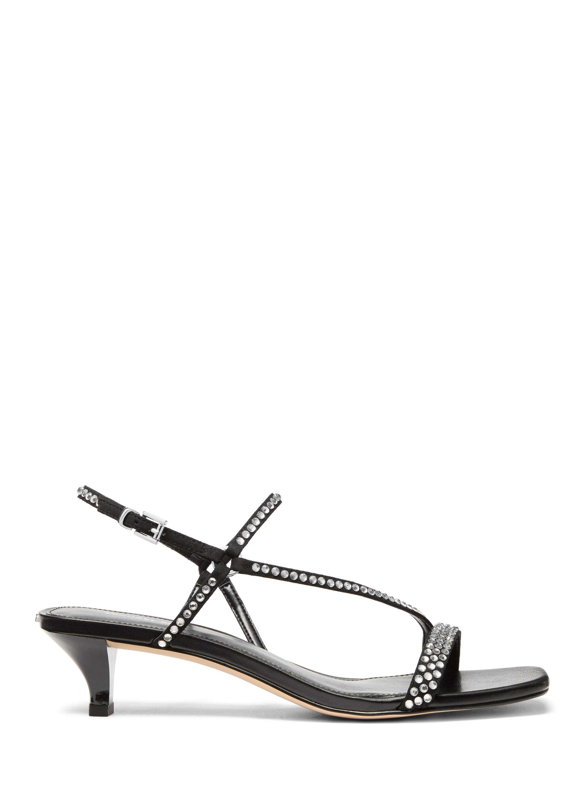 SELINA KITTEN SANDAL BLACK 1