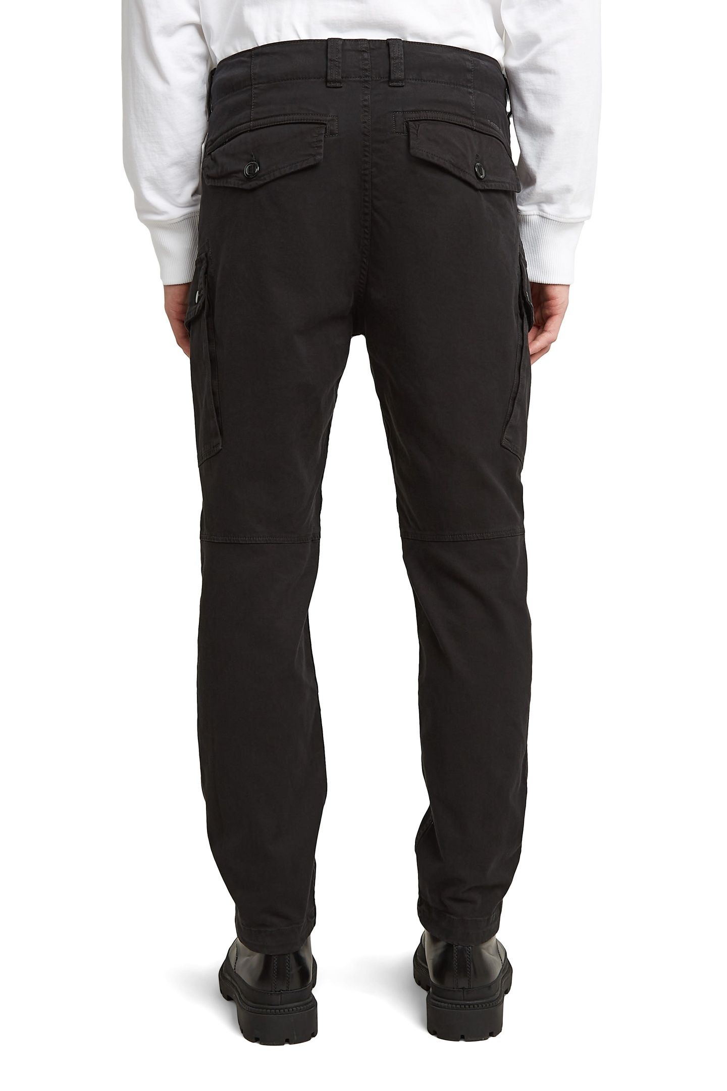ROXIC STRAIGHT TAPERED CARGO PANT BLACK 4