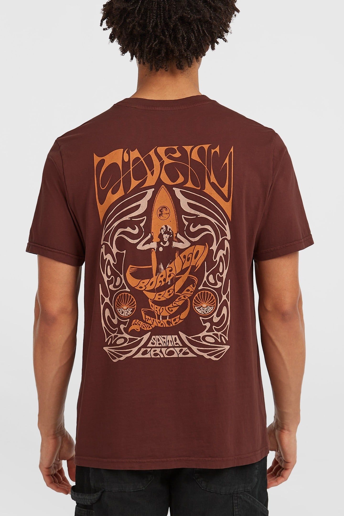 O'RIGINALS RETRO BACK PRINT T-SHIRT HAZEL SPICE 3
