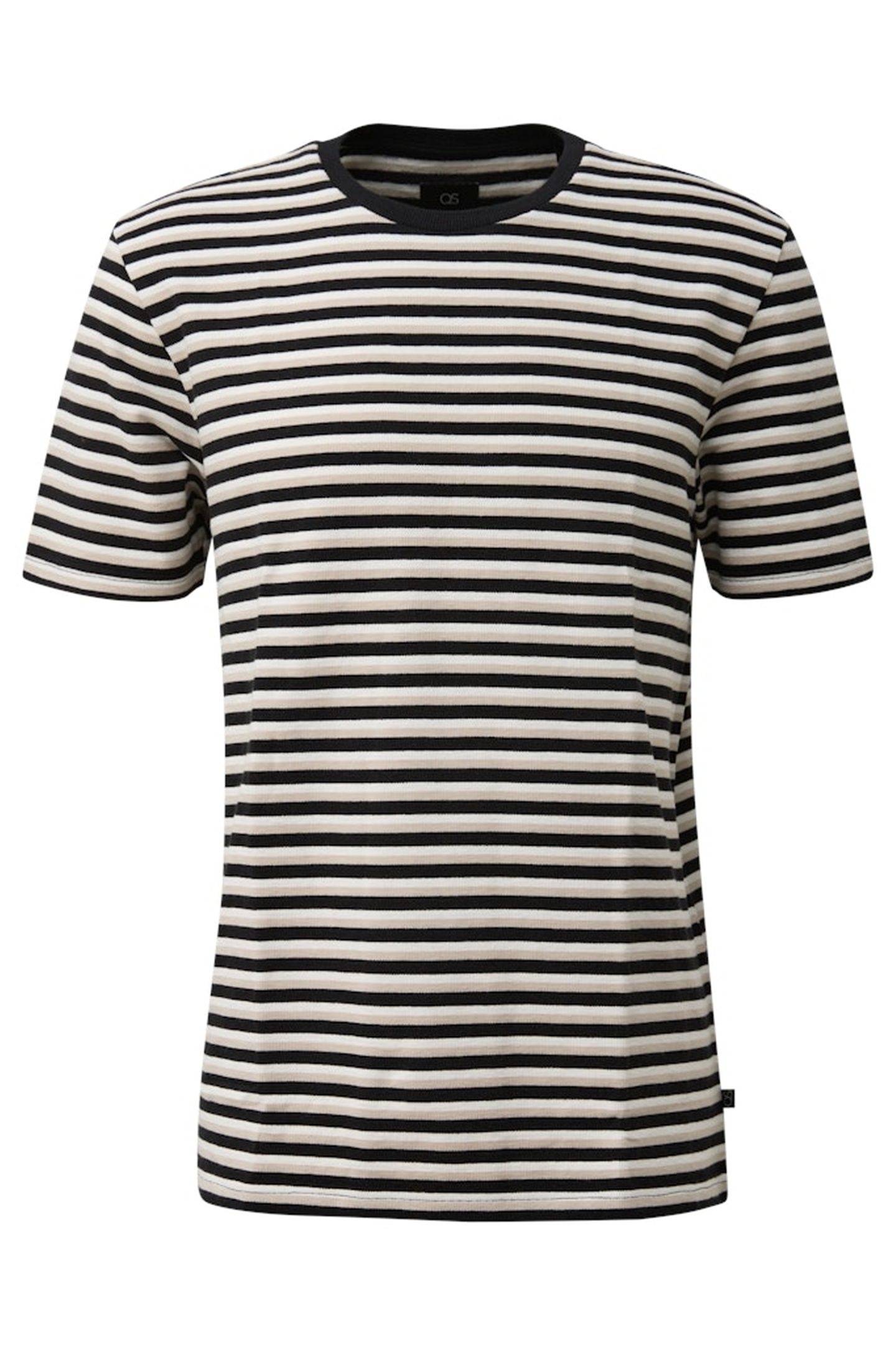 S.OLIVER-QS T-SHIRTS GREY/BLACK 8