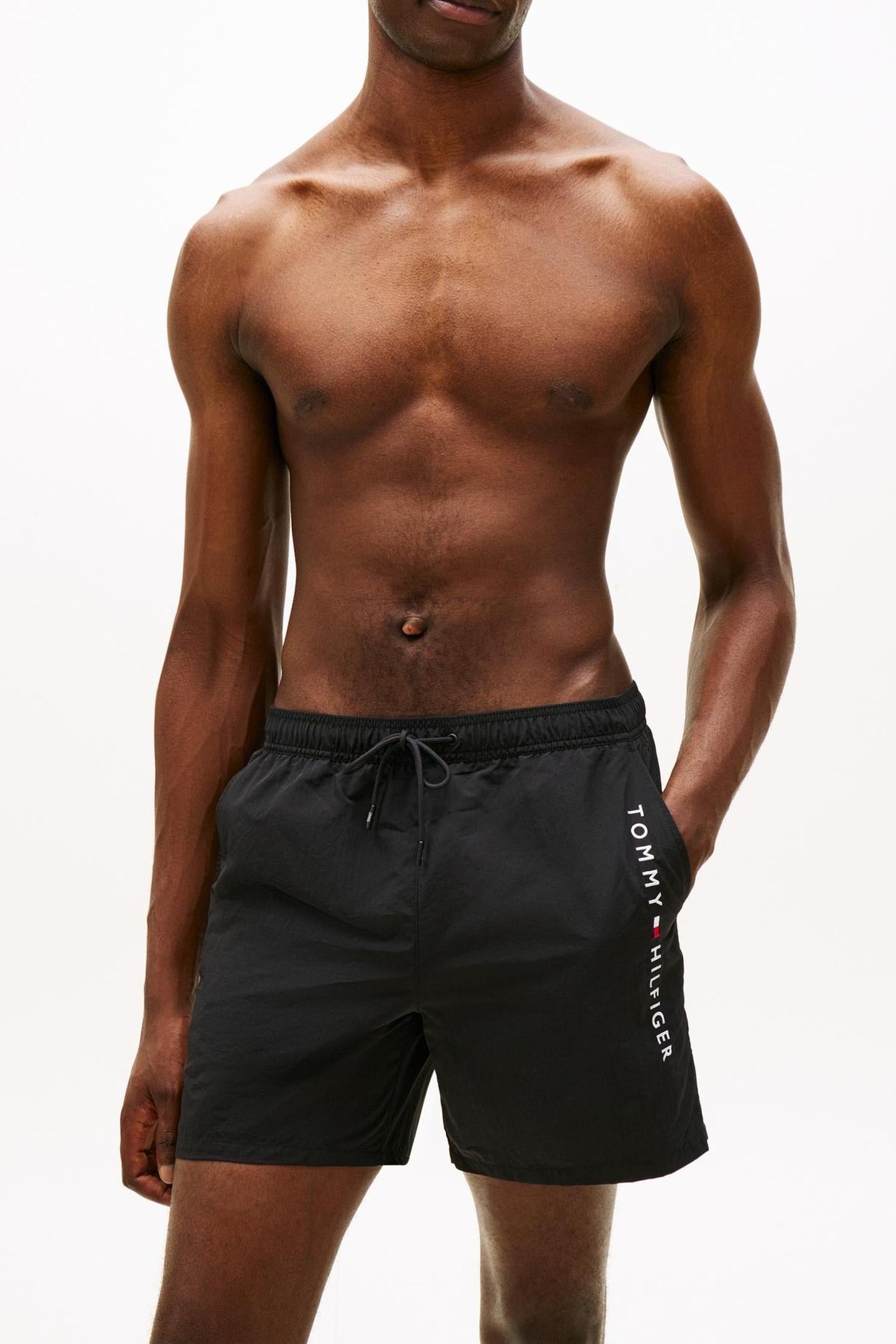 MEDIUM DRAWSTRING SWIM TRUNK BLACK 2