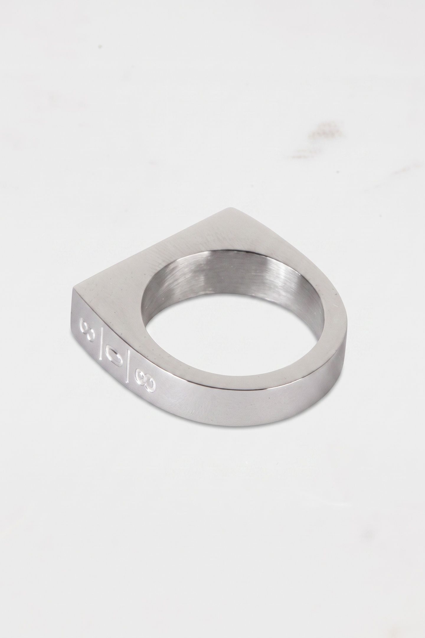 SQUARE RING SILVER / 54 4