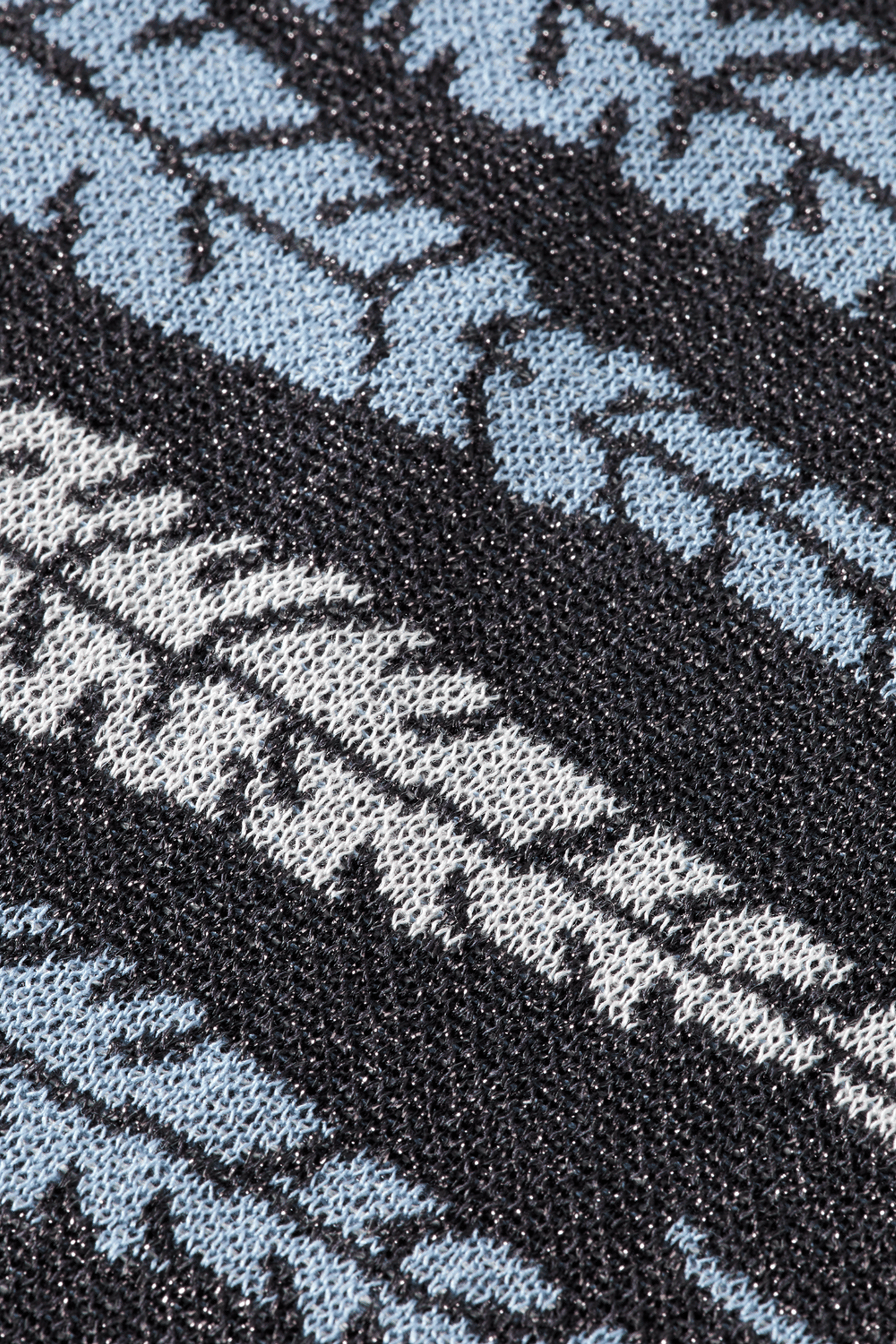 LUREX JACQUARD TROUSERS CHARCOAL ART 6