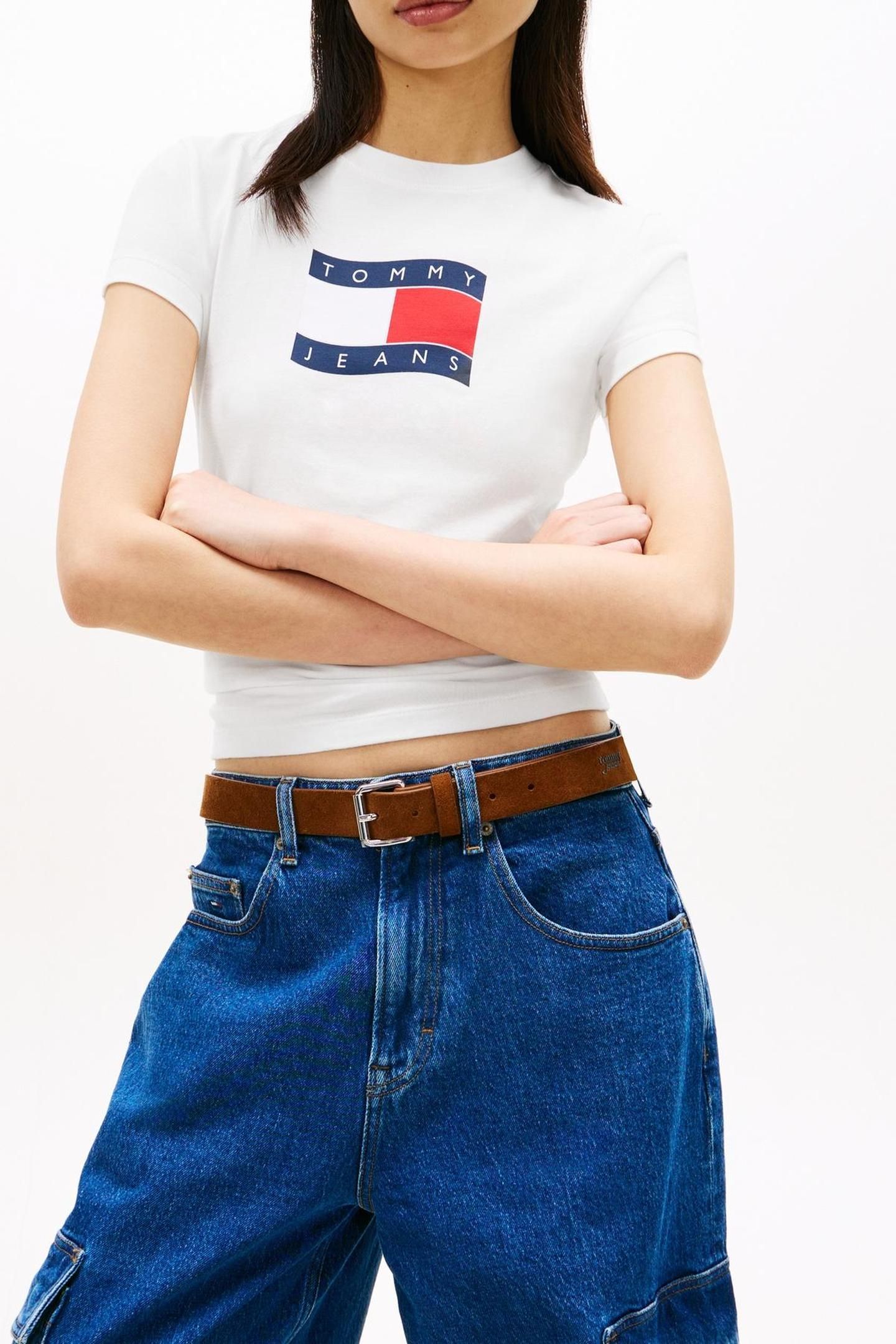 TJW SLIM WAVY FLAG T-SHIRT ECRU 1