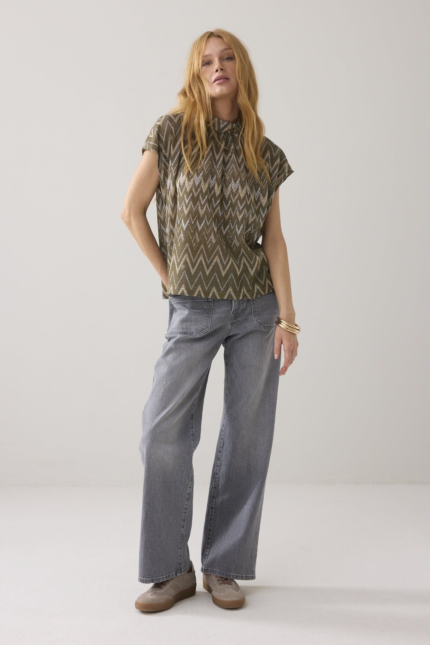 TOP ZIG ZAG LUREX DARK CAMO 2
