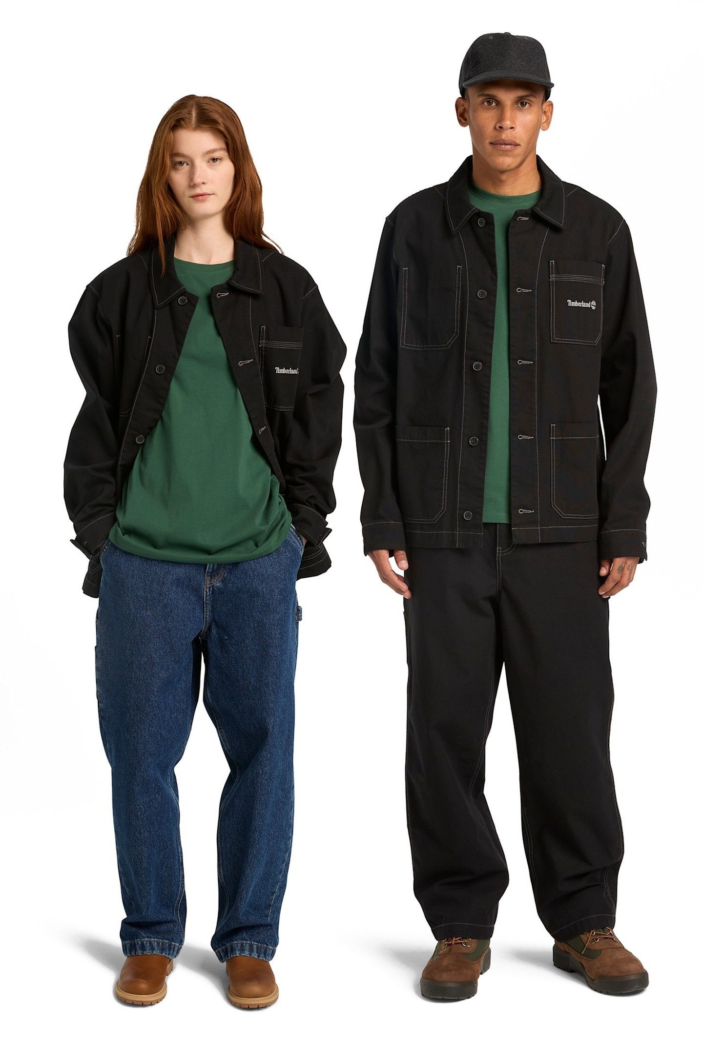 UNISEX CHORE CANVAS JACKET BLACK 1
