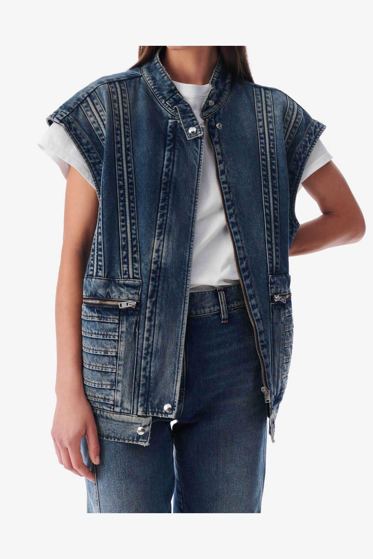 ODILAE JACKET AUTHENTIC BLUE DENIM 3