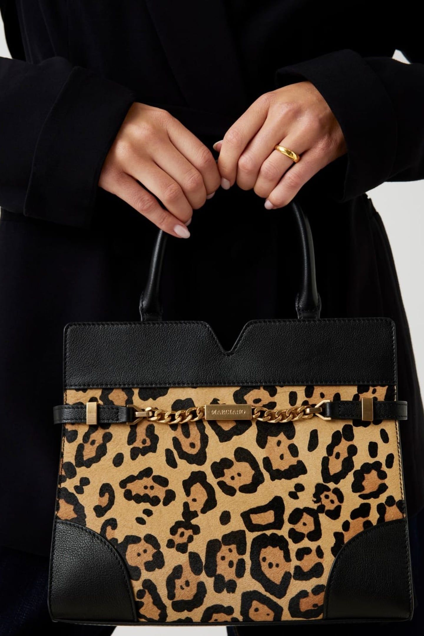 ANNAH SMALL TOP HAND PONY LEOPARD FUR 1