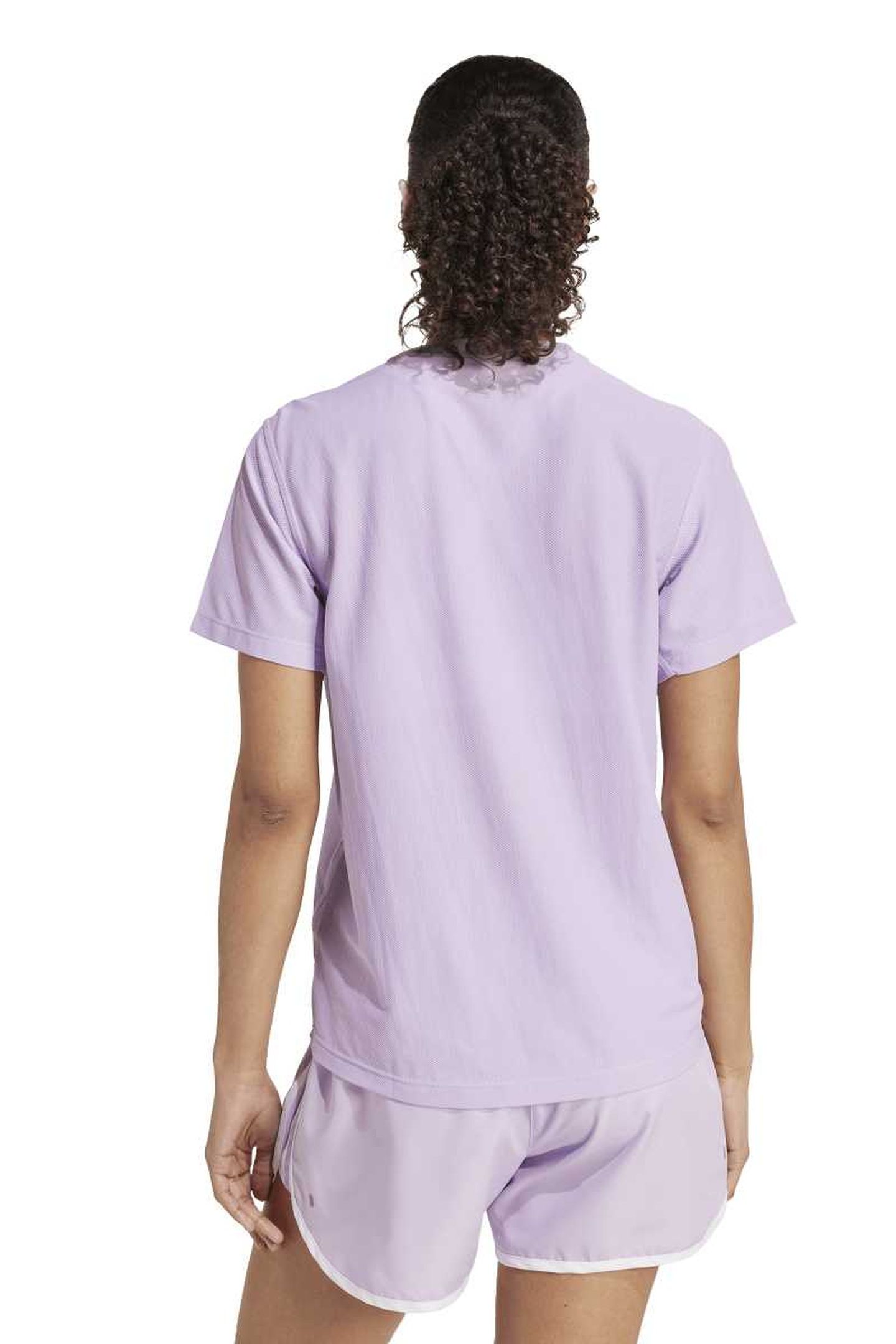 PERFORMANCE OWN THE RUN T-SHIRT POWDER PLUM 2