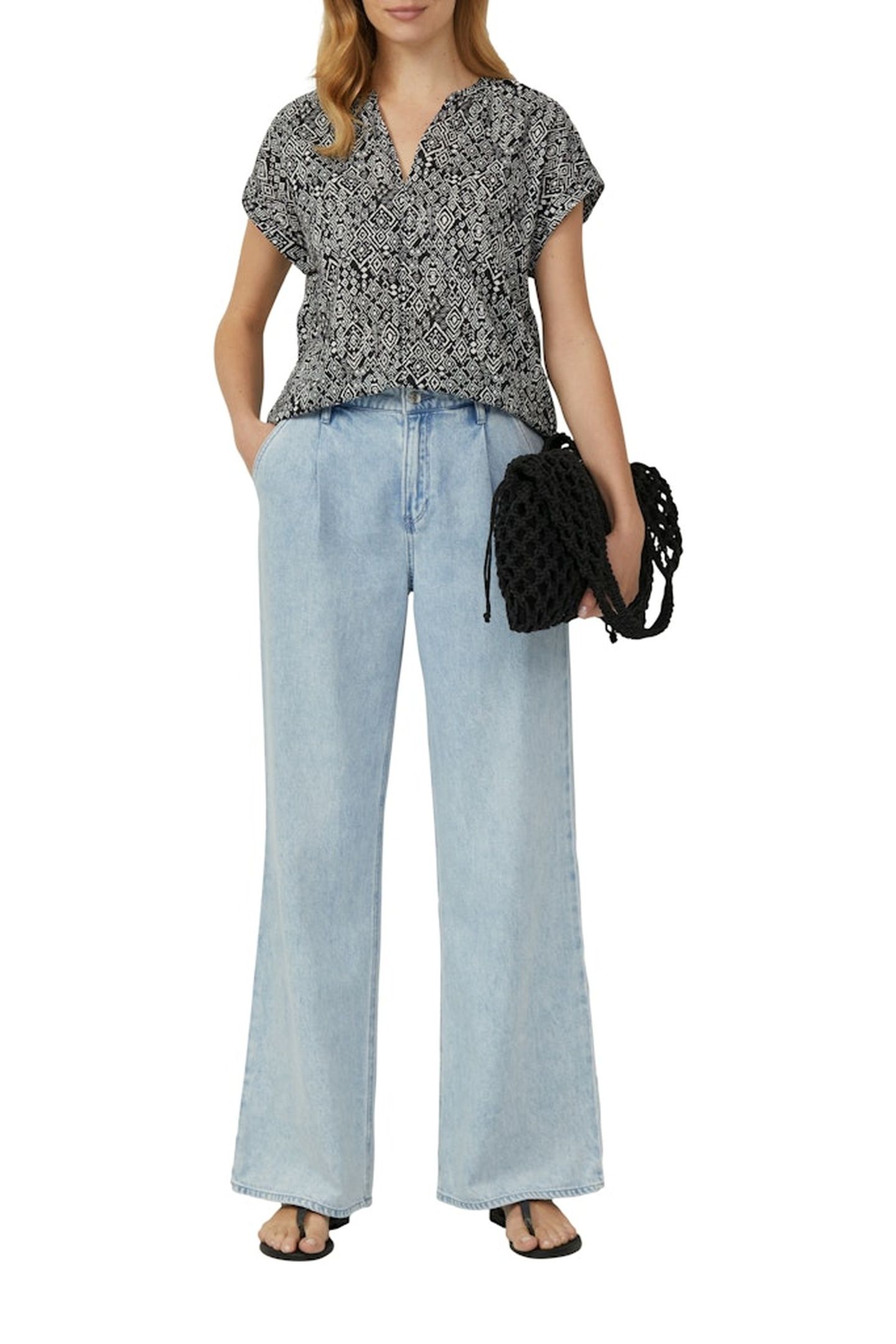 S.OLIVER BLOUSES BLACK 2