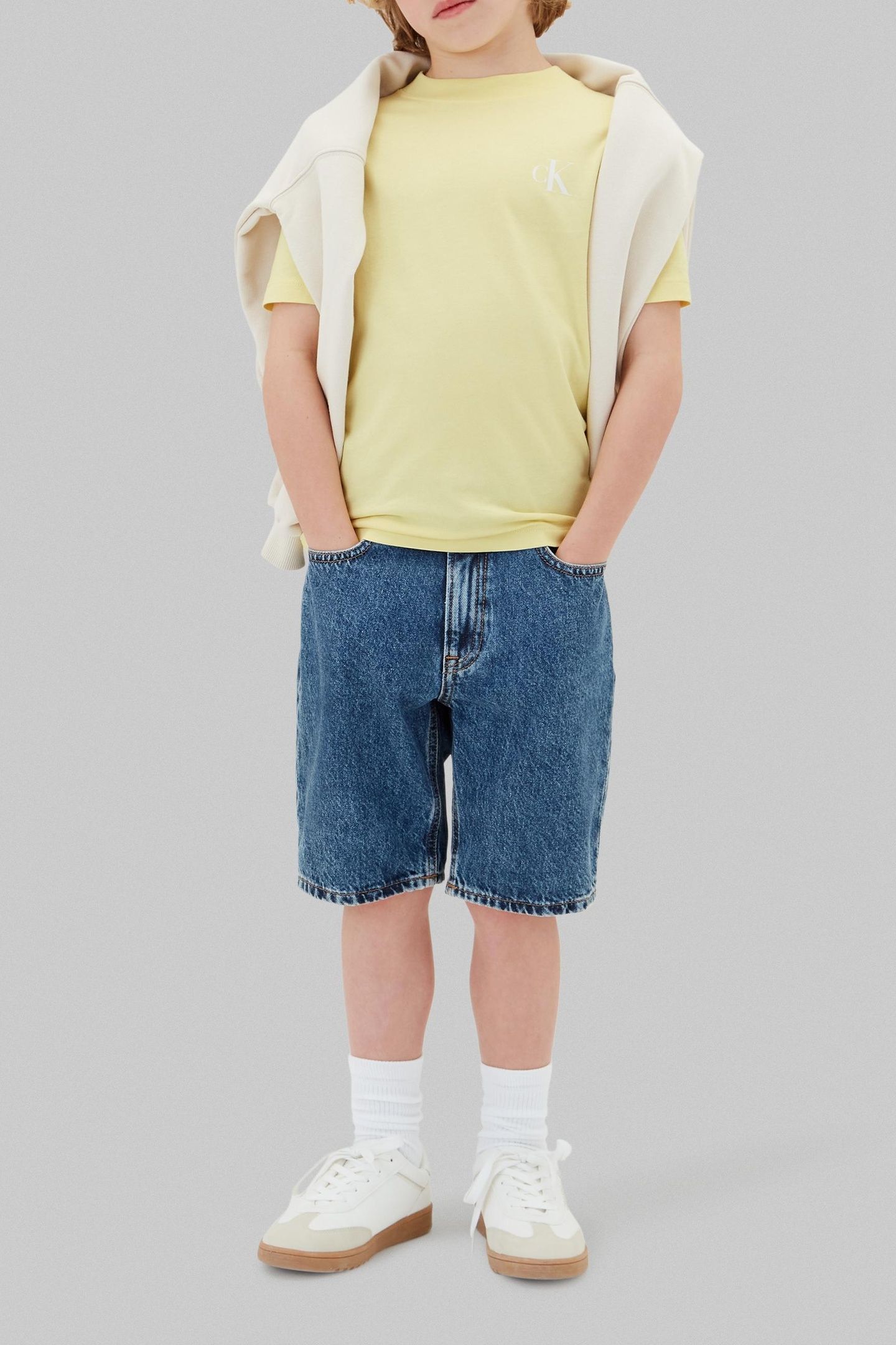 BOYS 2-PACK MONOGRAM TOP FRENCH VANILLA 2