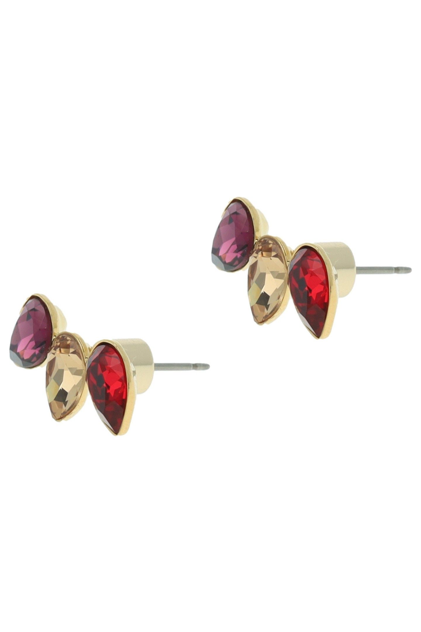 CLASSIC TRIPLE LEAF EARRINGS AMETHYST 4