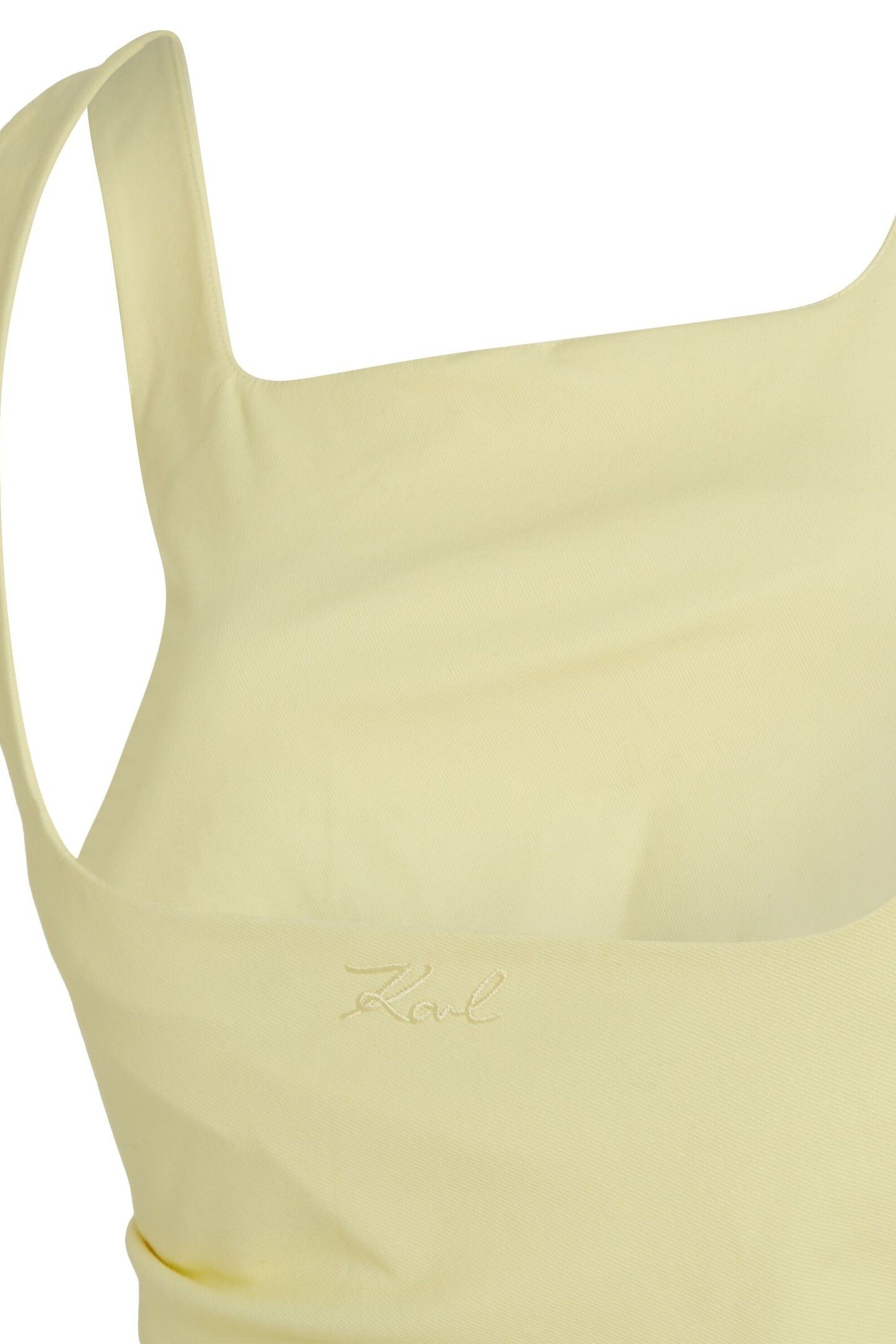 GATHERED STRETCH DRESS ELFIN YELLOW 6