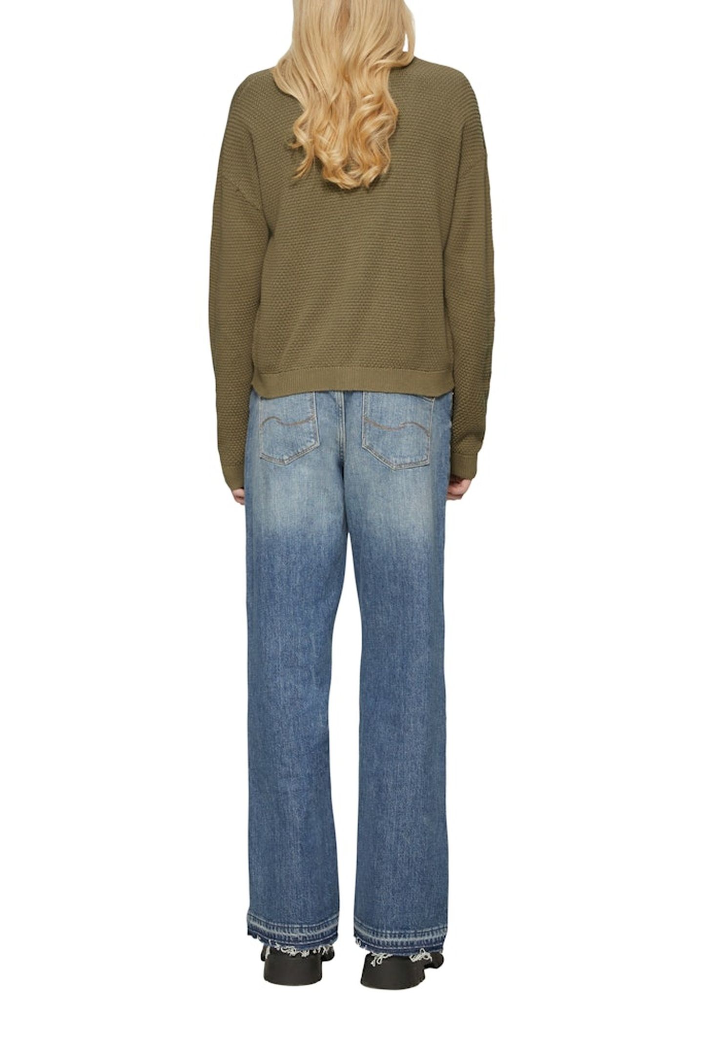 S.OLIVER-QS CARDIGAN DARK GREEN 3