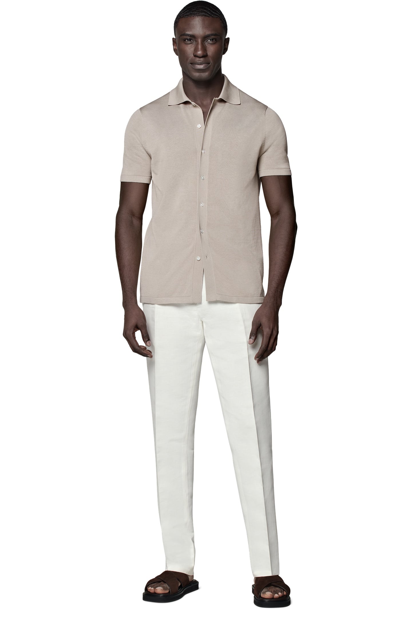 SS POLO CARDIGAN MUSHROOM POLO 4