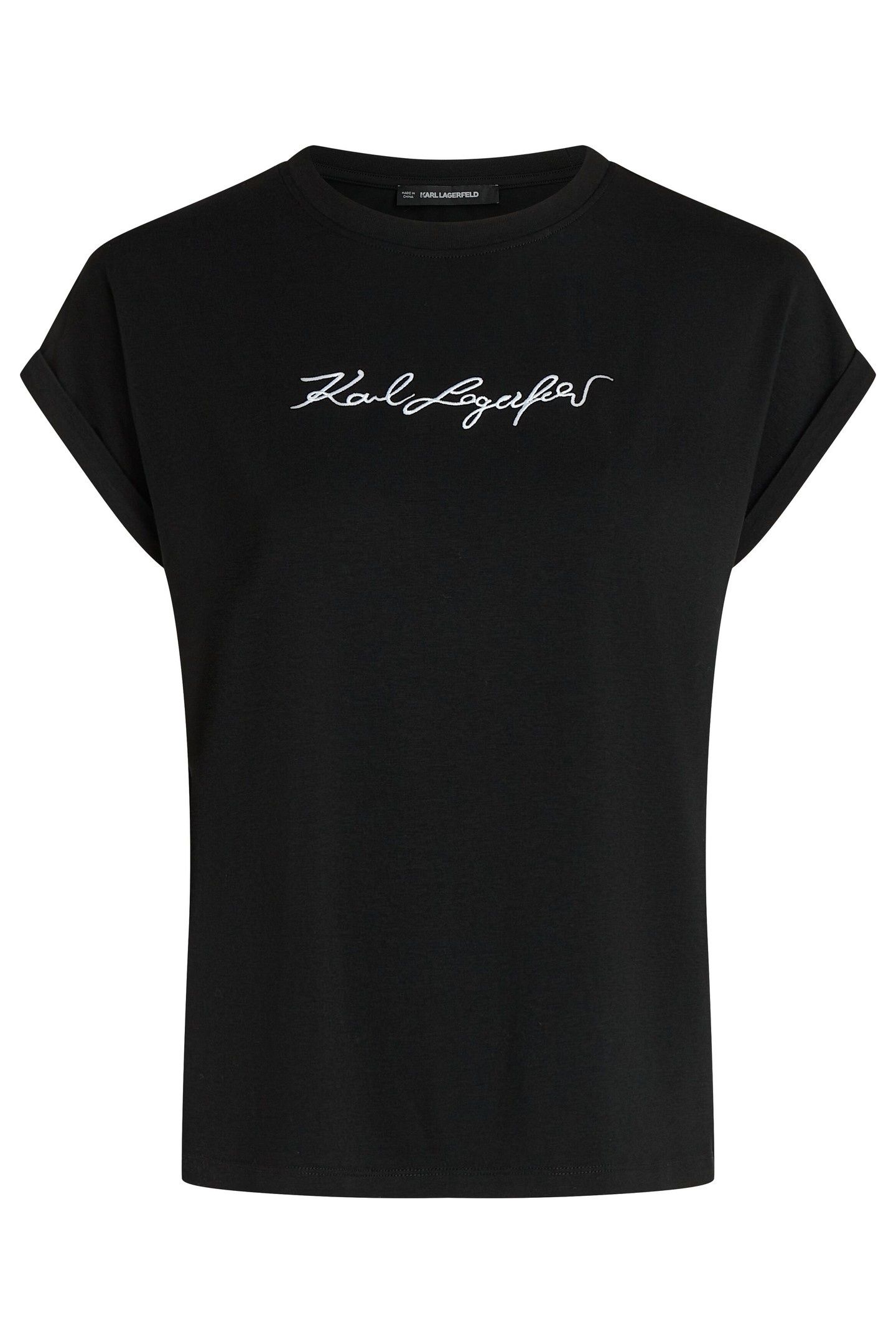 SLEEVELESS SIGNATURE T-SHIRT BLACK 1