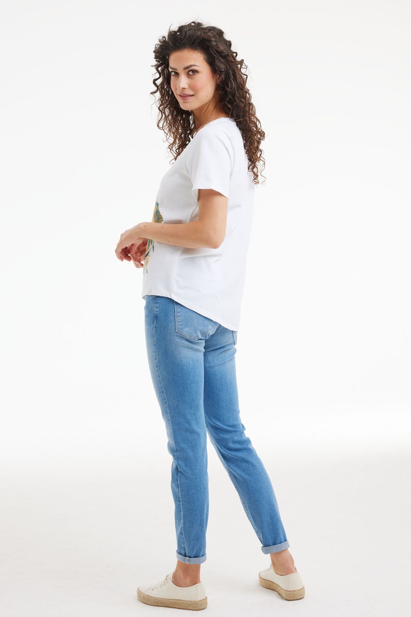 T-SHIRT FAMOUS WHITE RISING SUN PANEL 2