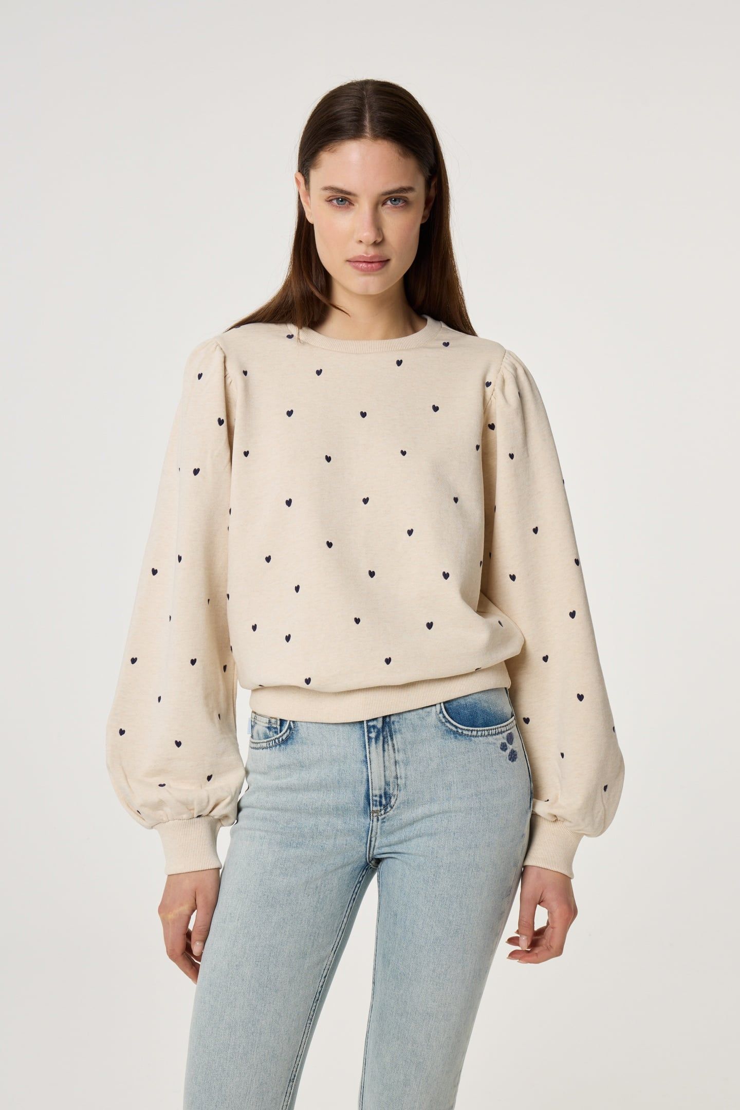 DINA SWEATER OATMEAL MELANGE 1